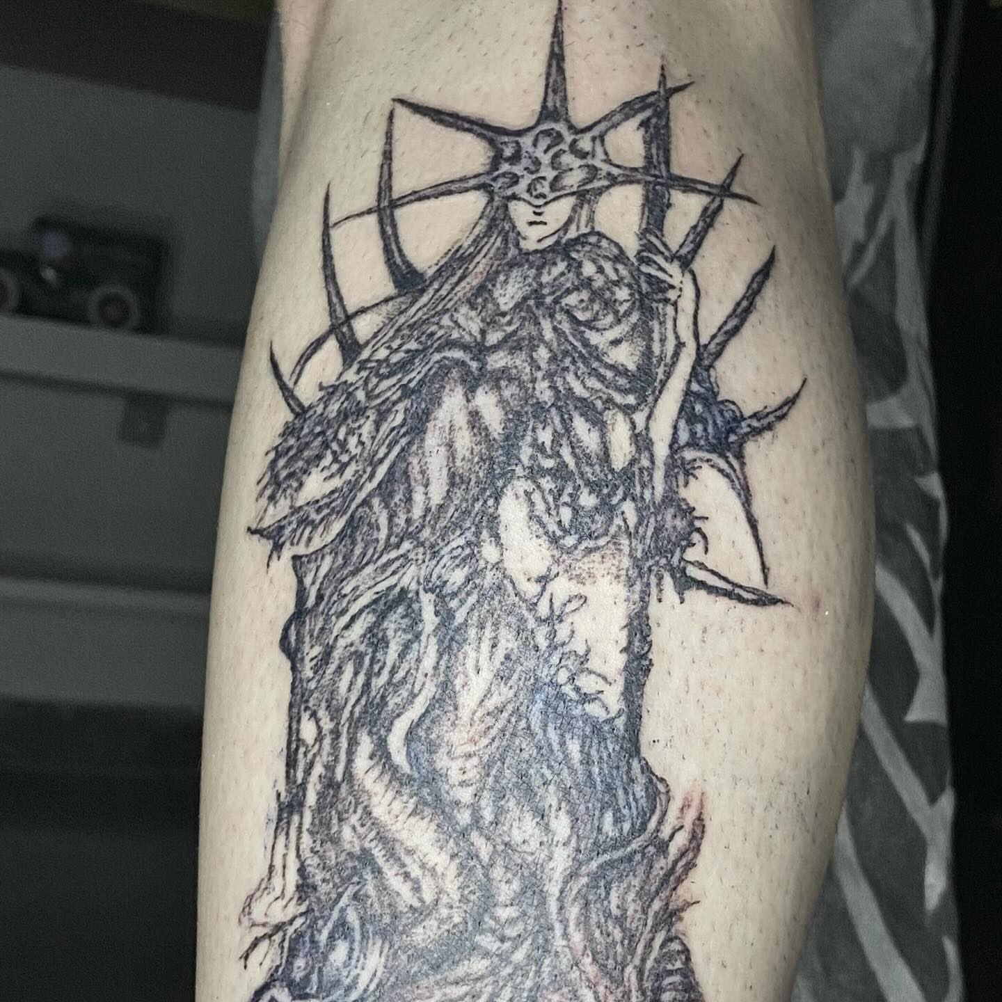 Tattoo by @sangresuciia — dark_realism