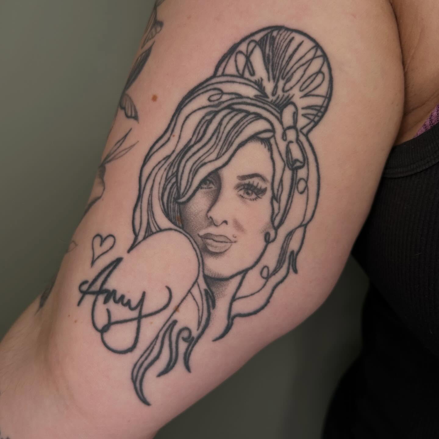Tattoo by @hunterdoestattoos β black_and_grey, realism