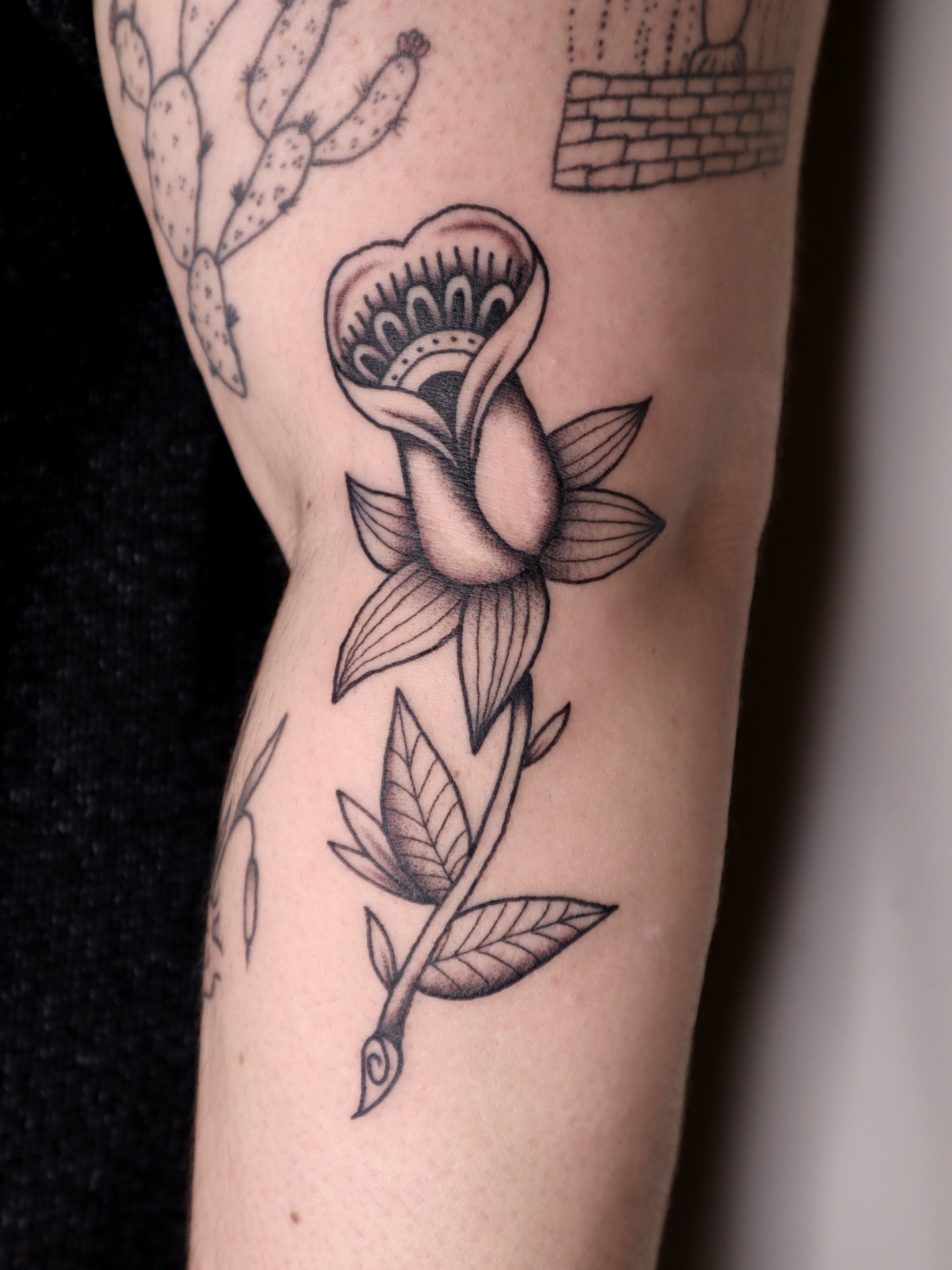 Tattoo by @kreepy_kate — black_and_grey