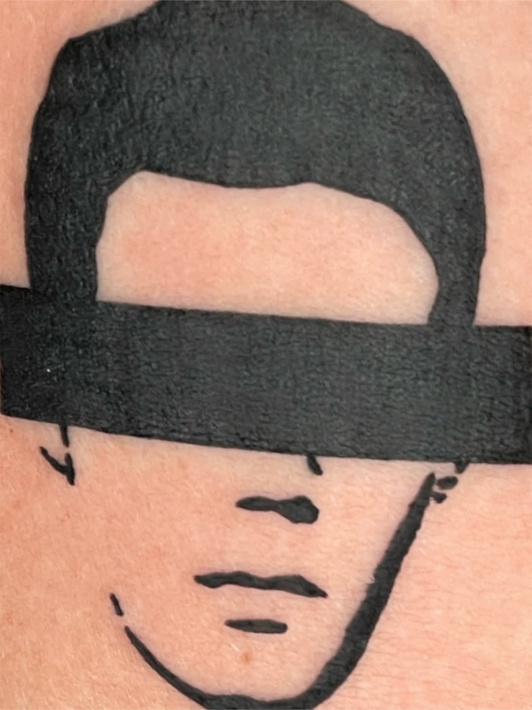 Tattoo by @telephonepole2 — blackwork, minimalist