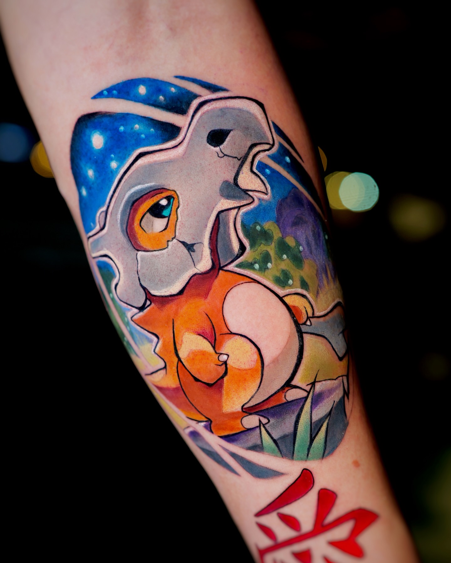 Tattoo by @ale.rivz — new_school, watercolor