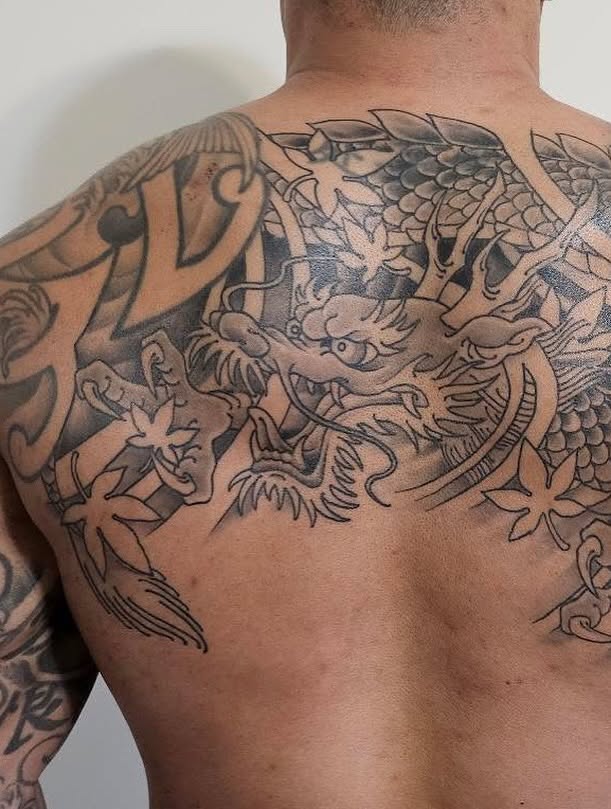 Tattoo by @inkbybellie — black_and_grey