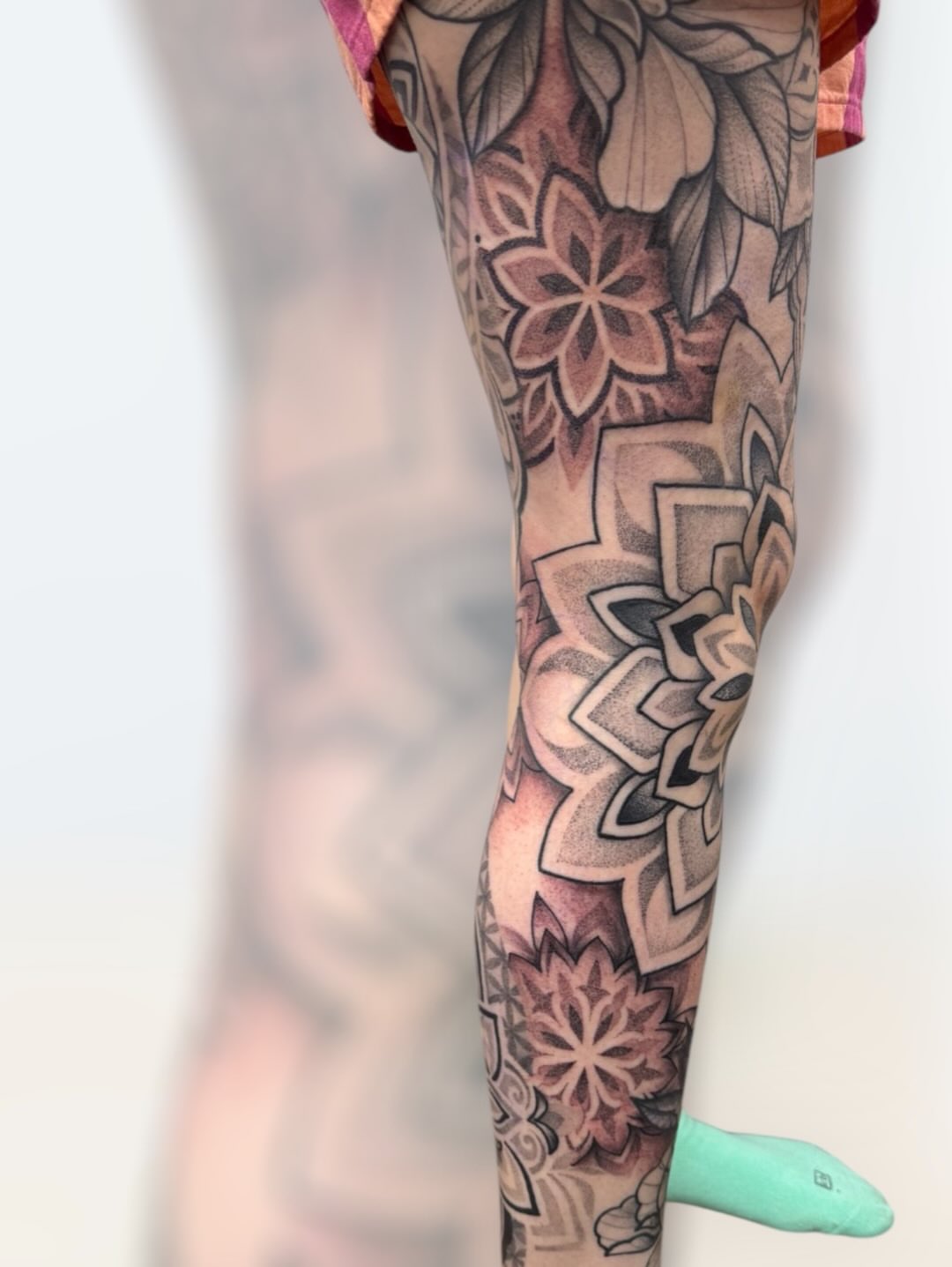 Tattoo by @meechtattoos_ — geometric, dotwork