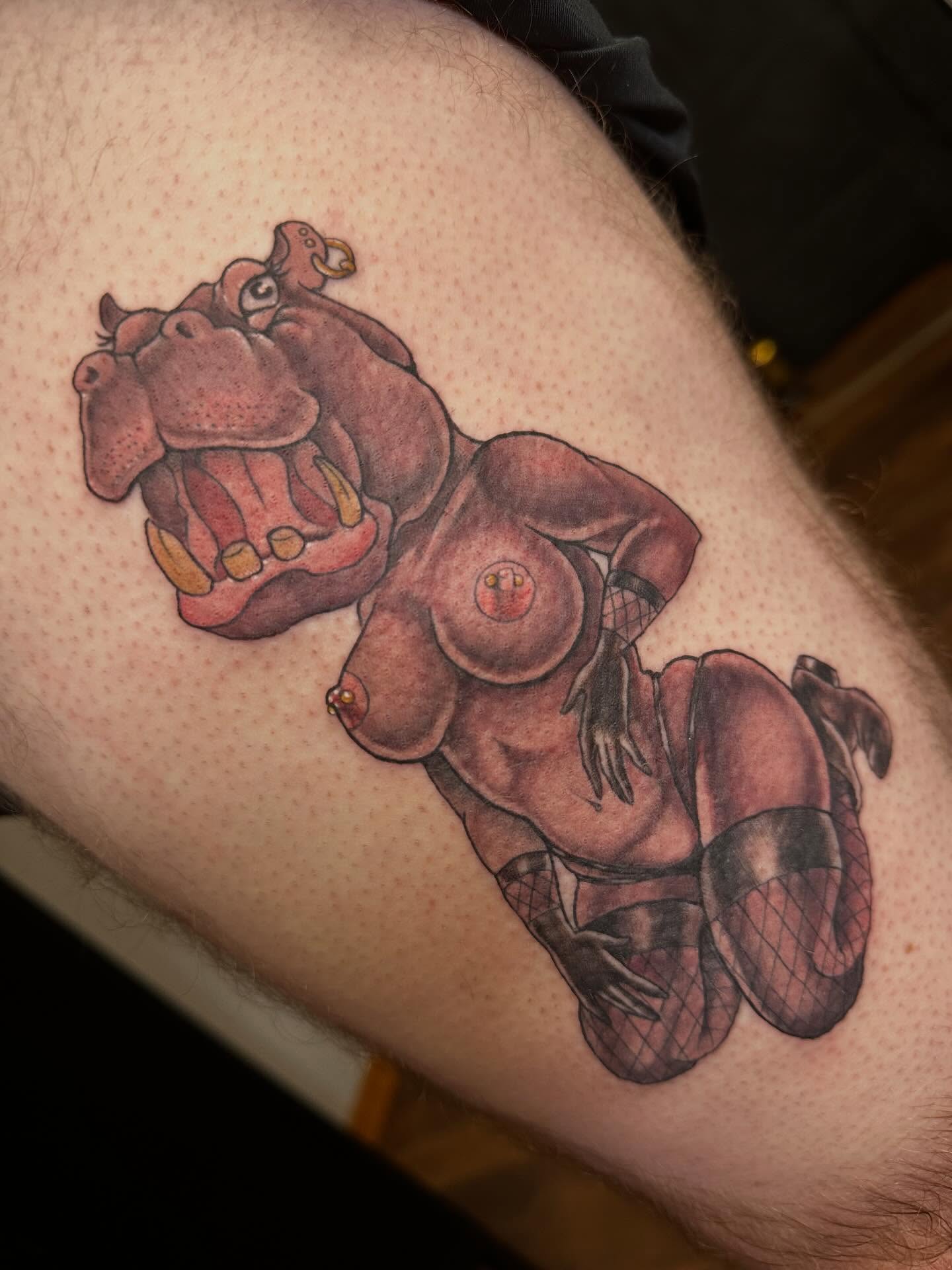 Tattoo by @mittzhell — dotwork