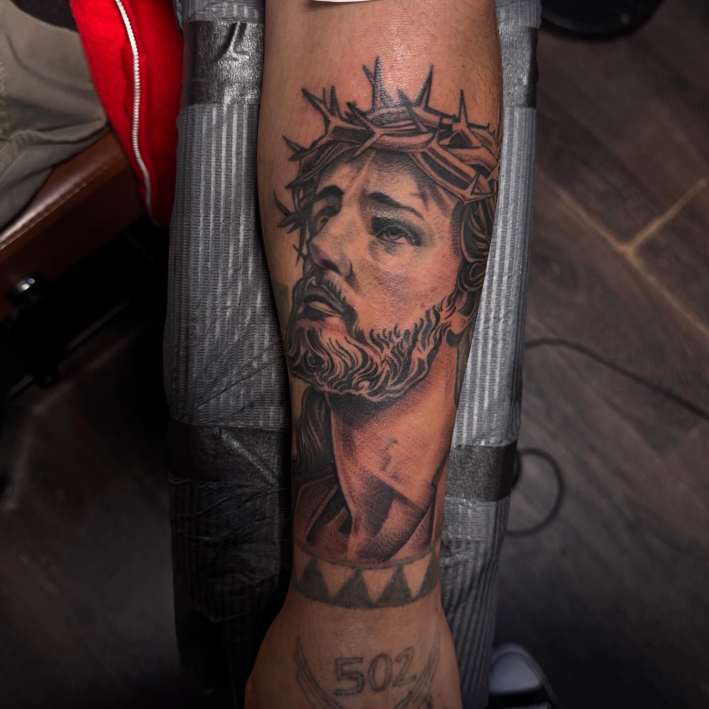 Tattoo by @plata3rl — realism, black_and_grey