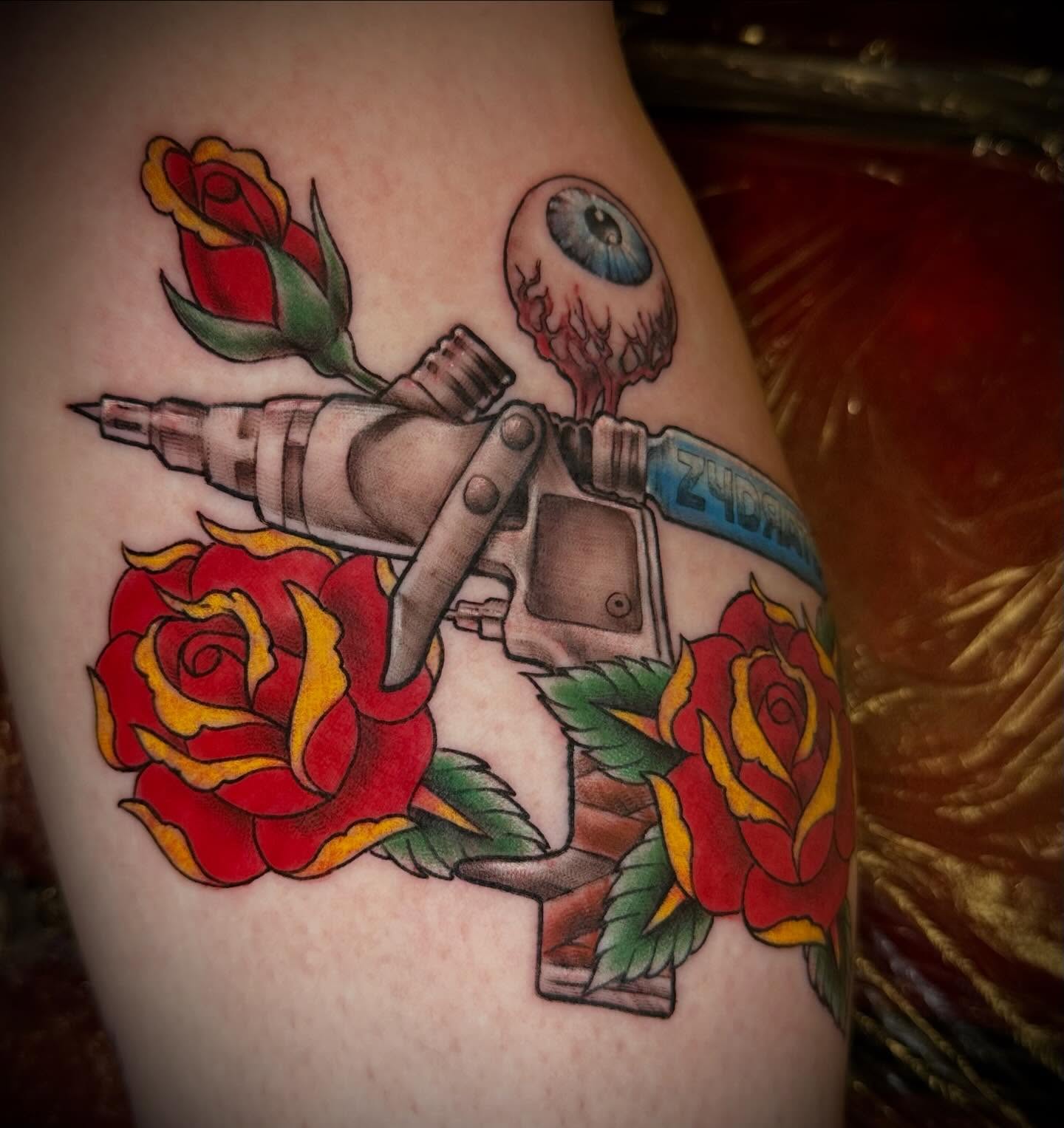 Tattoo by @justalantattoos — american_traditional, neo_traditional