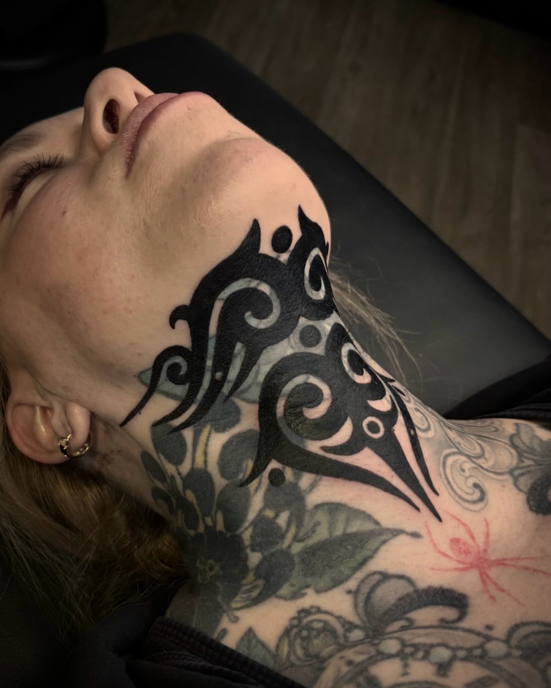 Tribal design tribal tattoo on the neck by π€ π
πͺ π‘ π π π© π© π π€