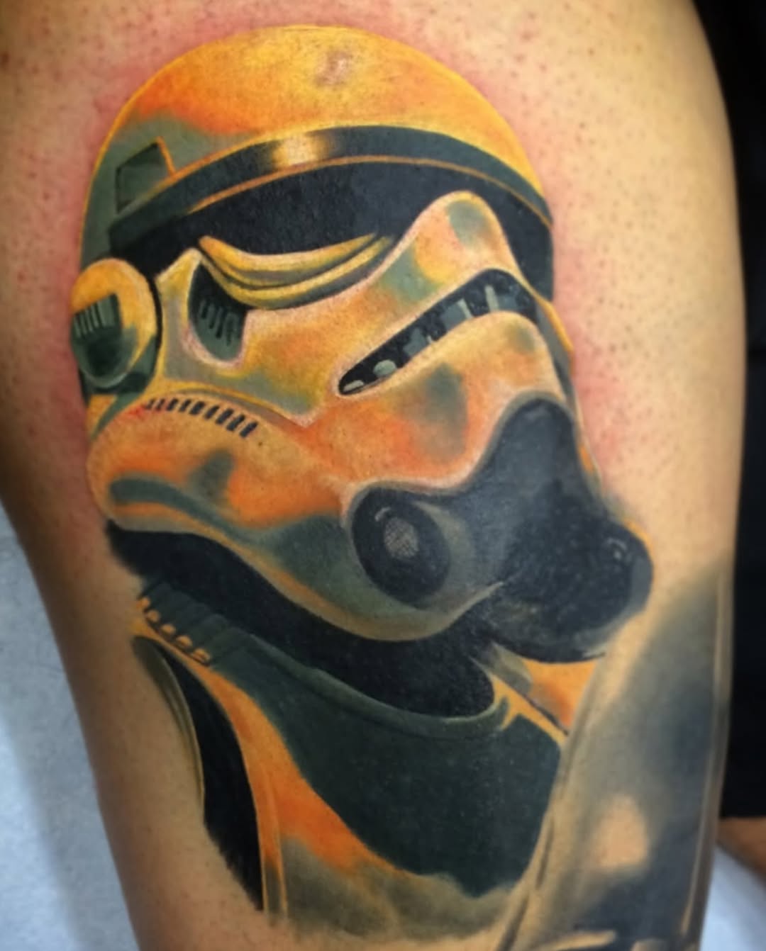 Tattoo by @powsonero — realism, black_and_grey