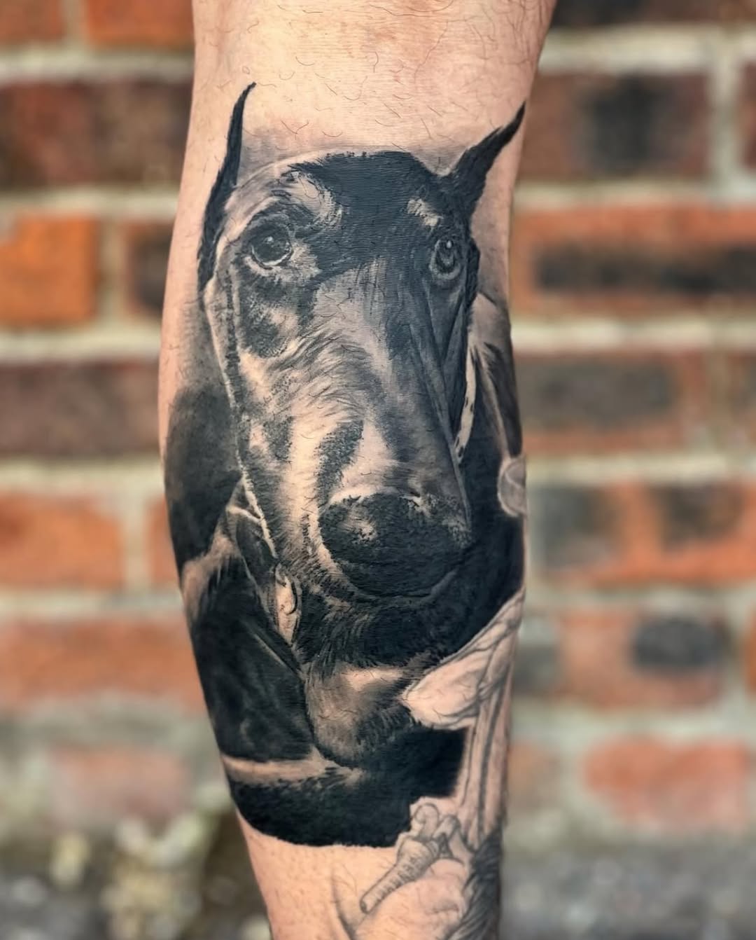Tattoo by @powsonero — realism, black_and_grey