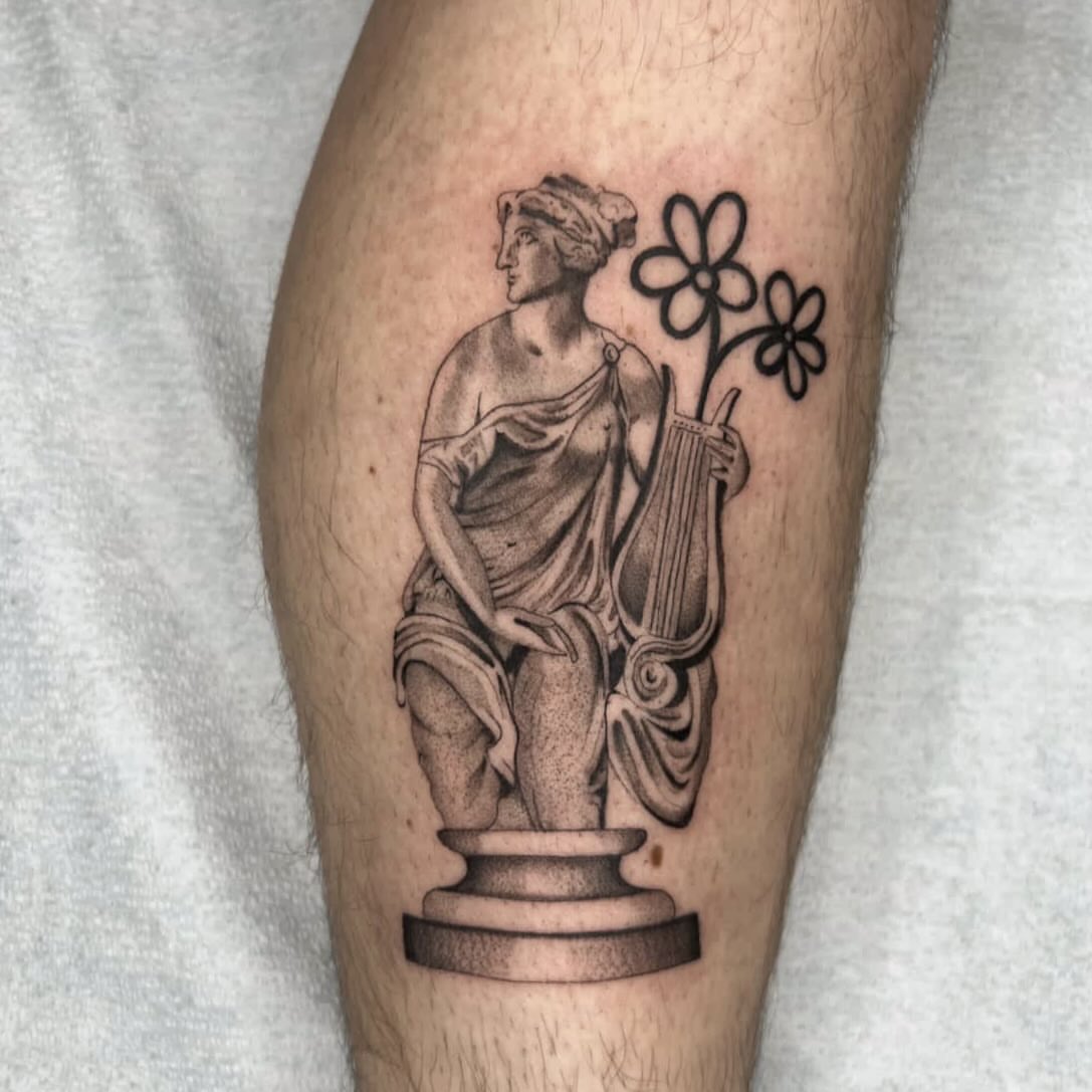 Tattoo by @robbwilsontattoos — black_and_grey, realism