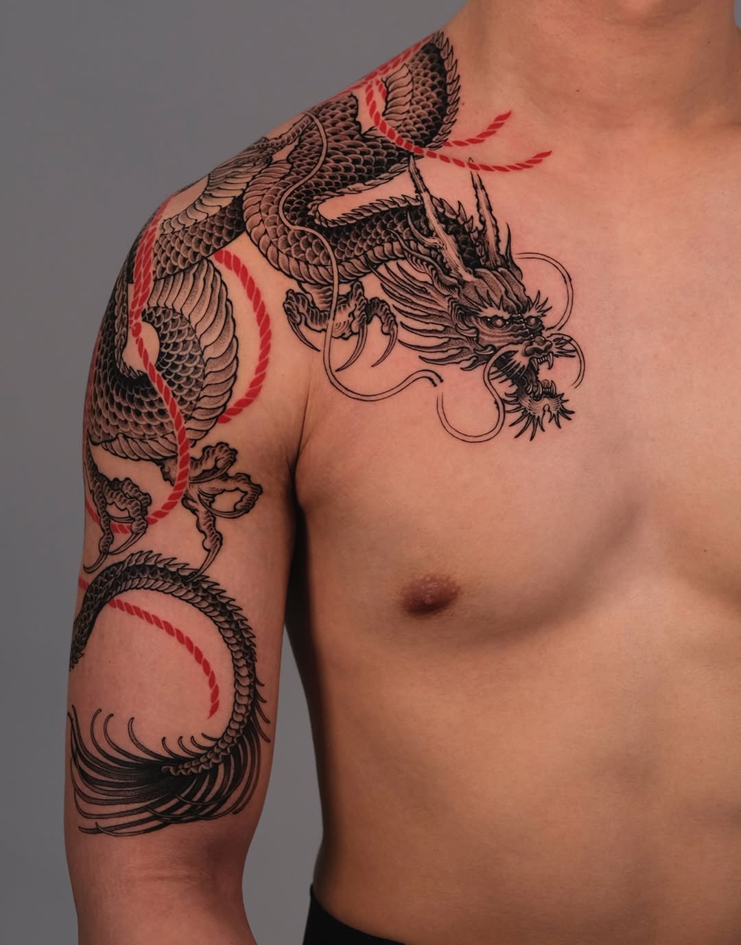 Tattoo by @bayun.tattoos — japanese_irezumi, blackwork
