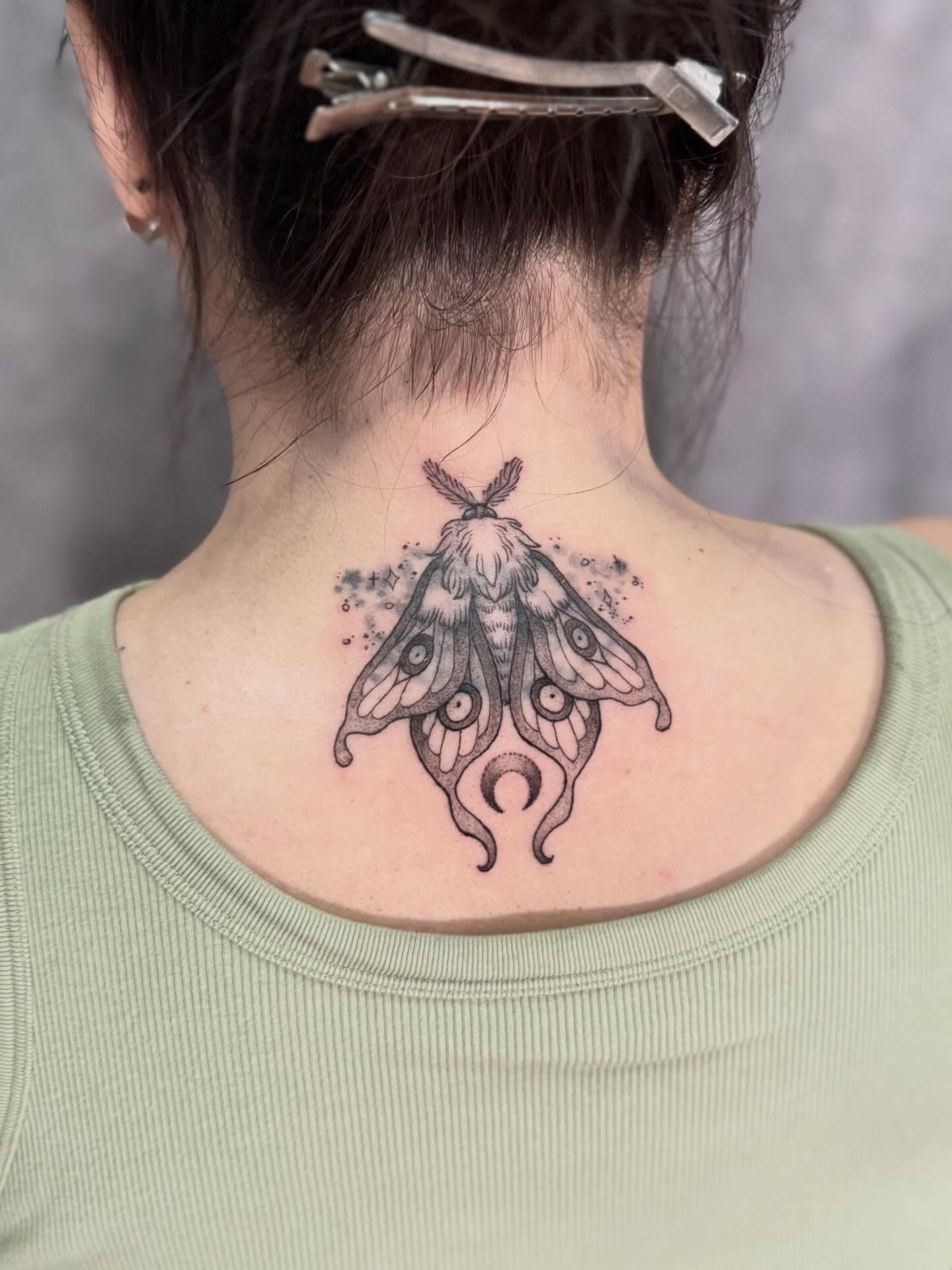 Tattoo by @hillary_blair — dotwork, geometric