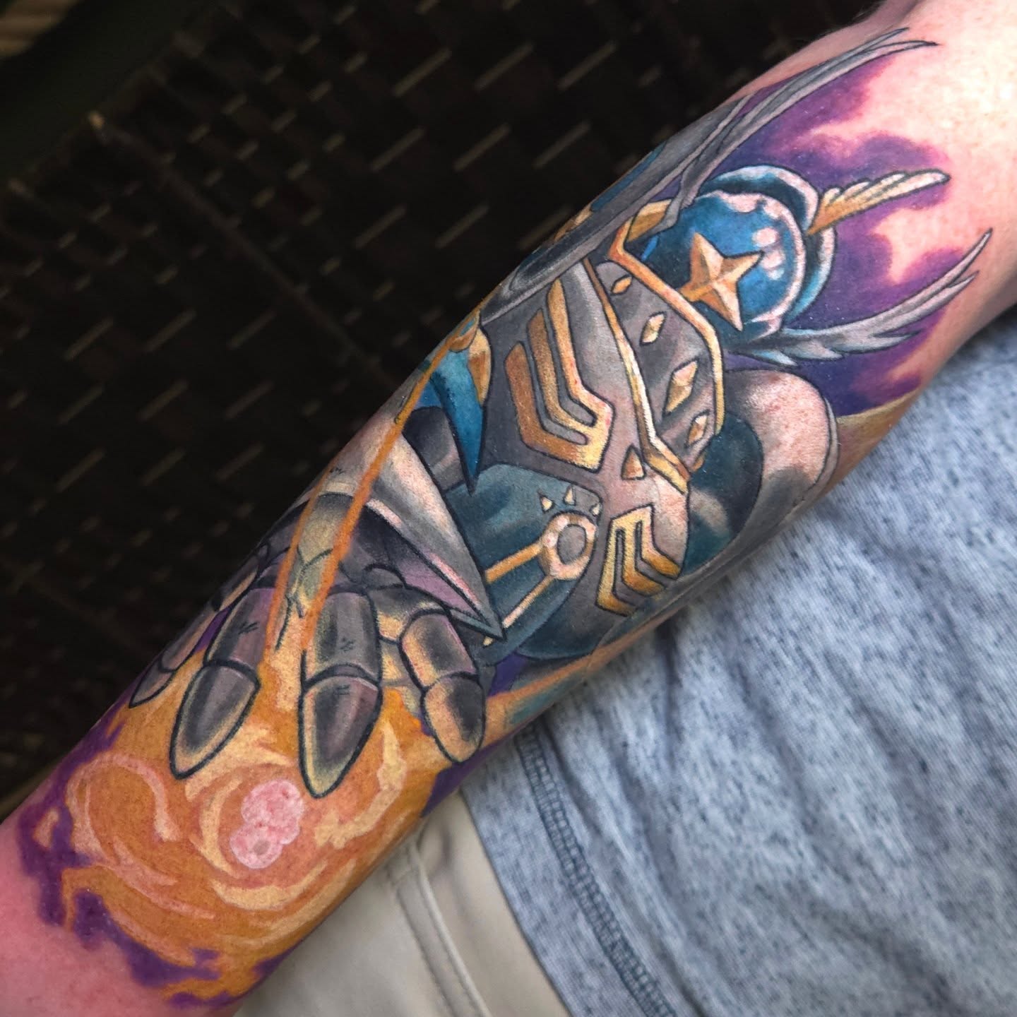 Tattoo by @tattoosbynicmann — geometric, illustrative