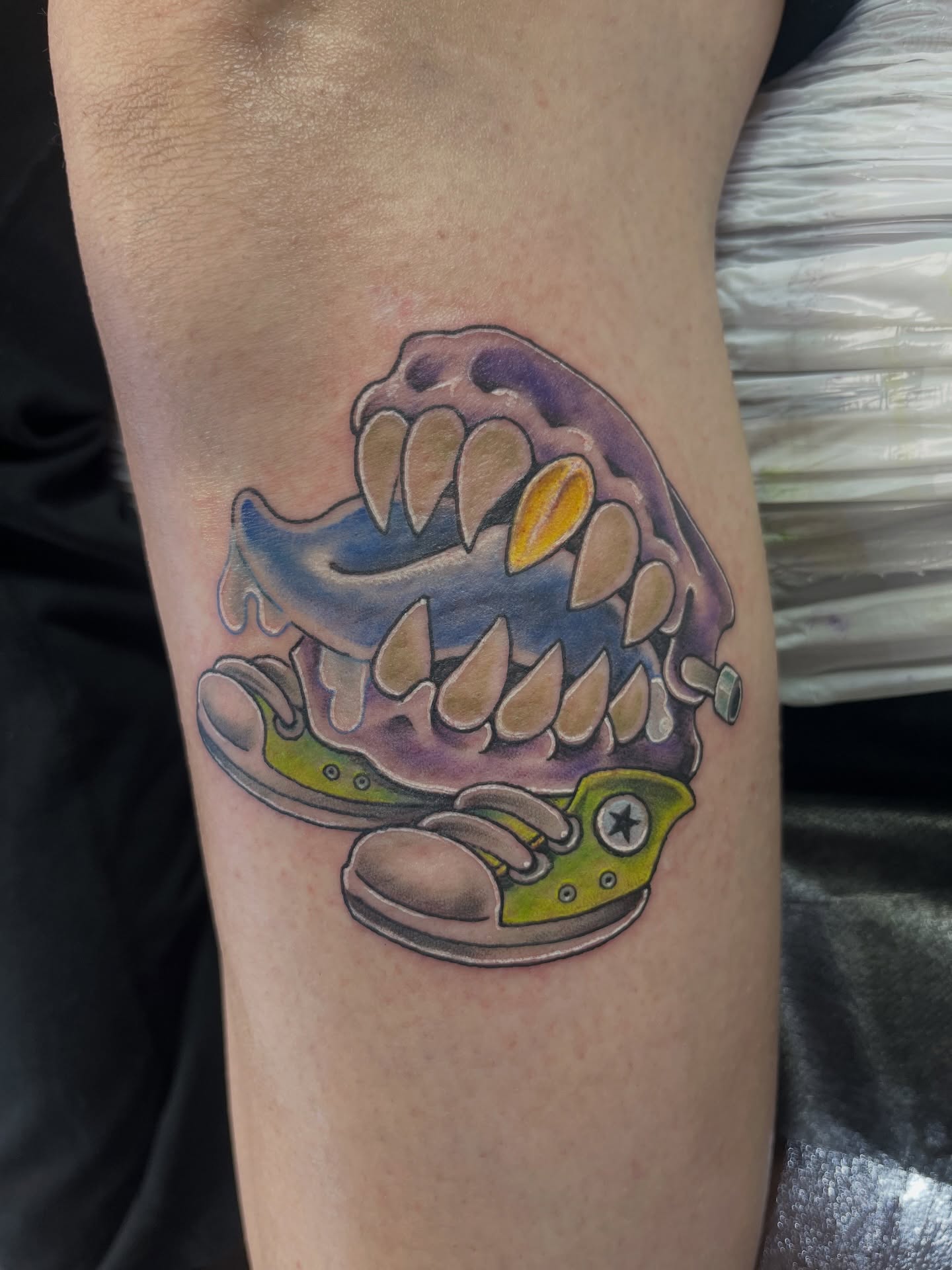 Tattoo by @caitoscreations — new_school