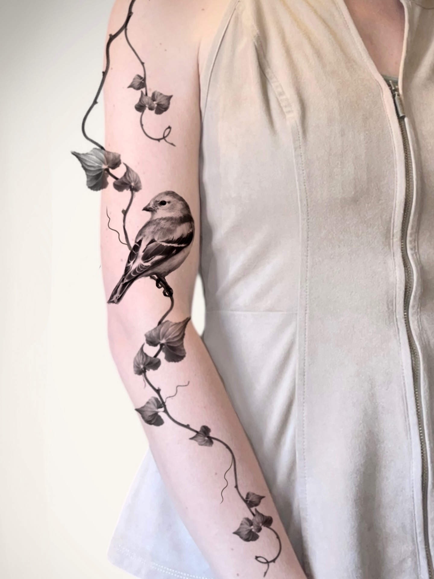Tattoo by @tatts_by_kat — realism, black_and_grey