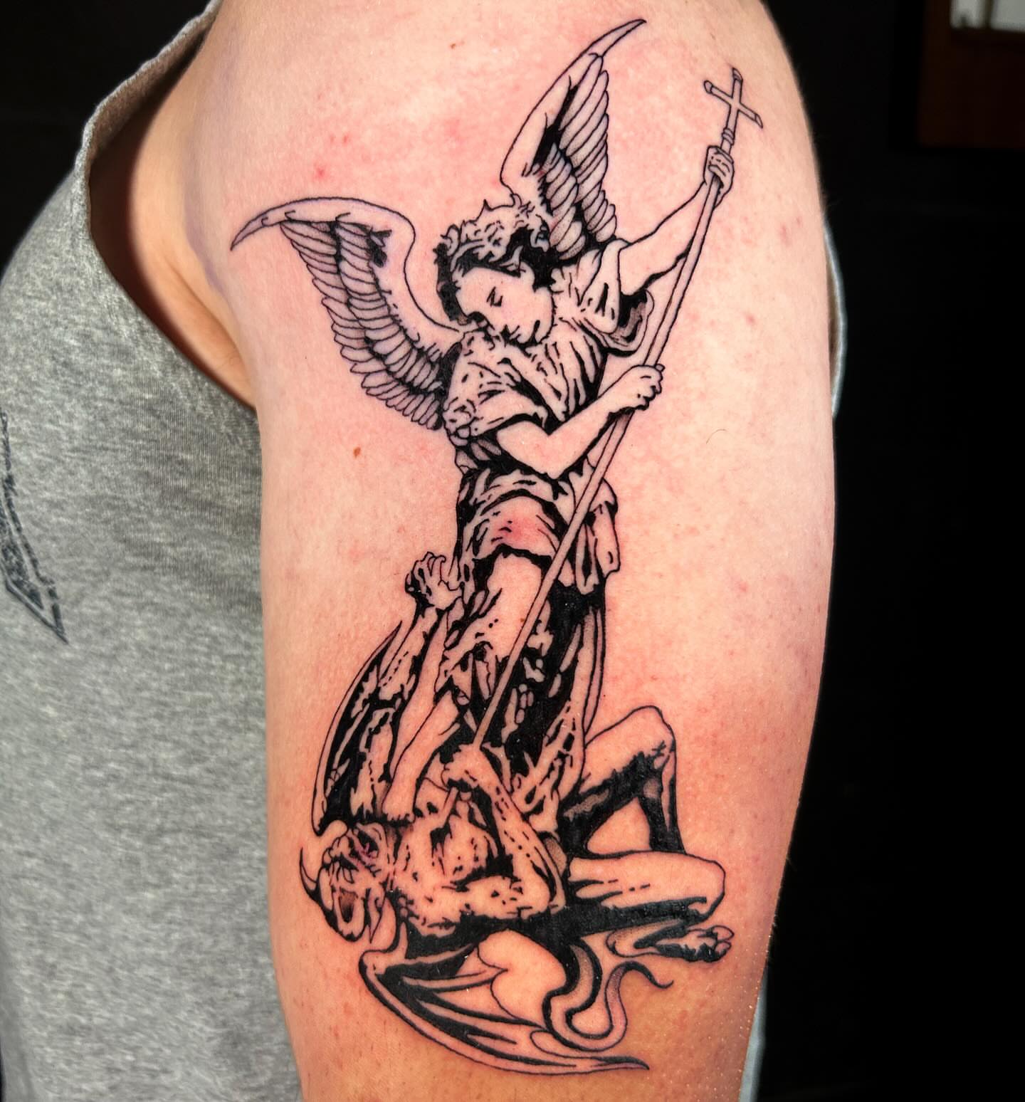 Tattoo by @maiapizarro_art — black_and_grey