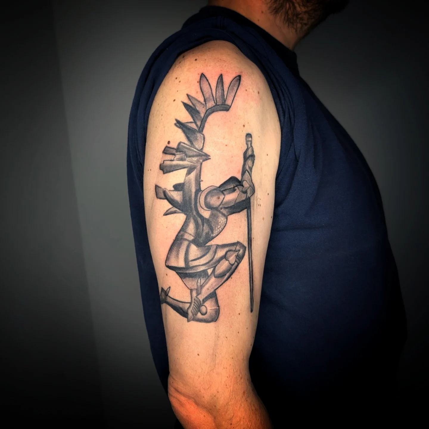 Tattoo by @baris.tattoos — black_and_grey