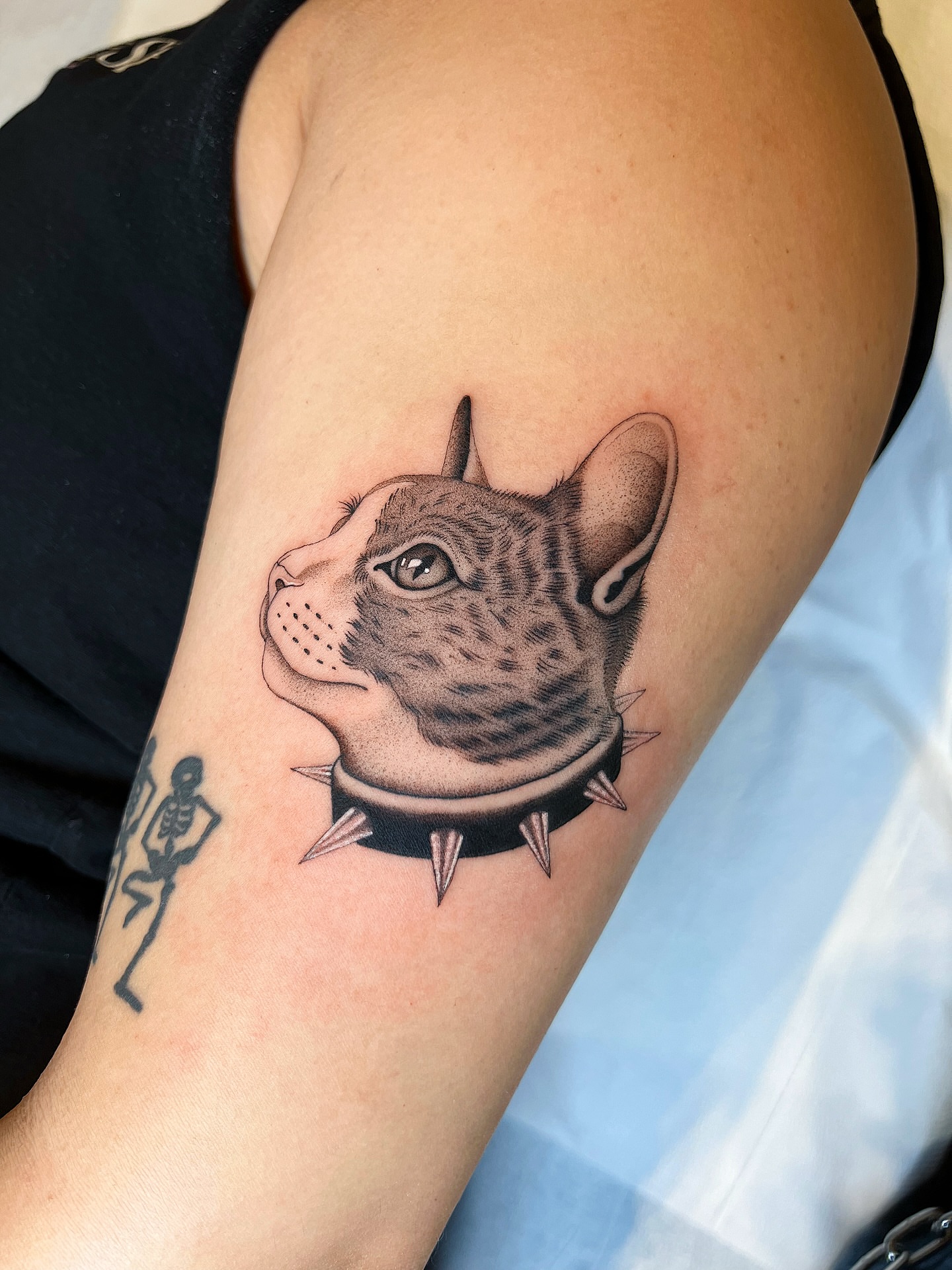 Tattoo by @mickeyycarlisle — black_and_grey, realism