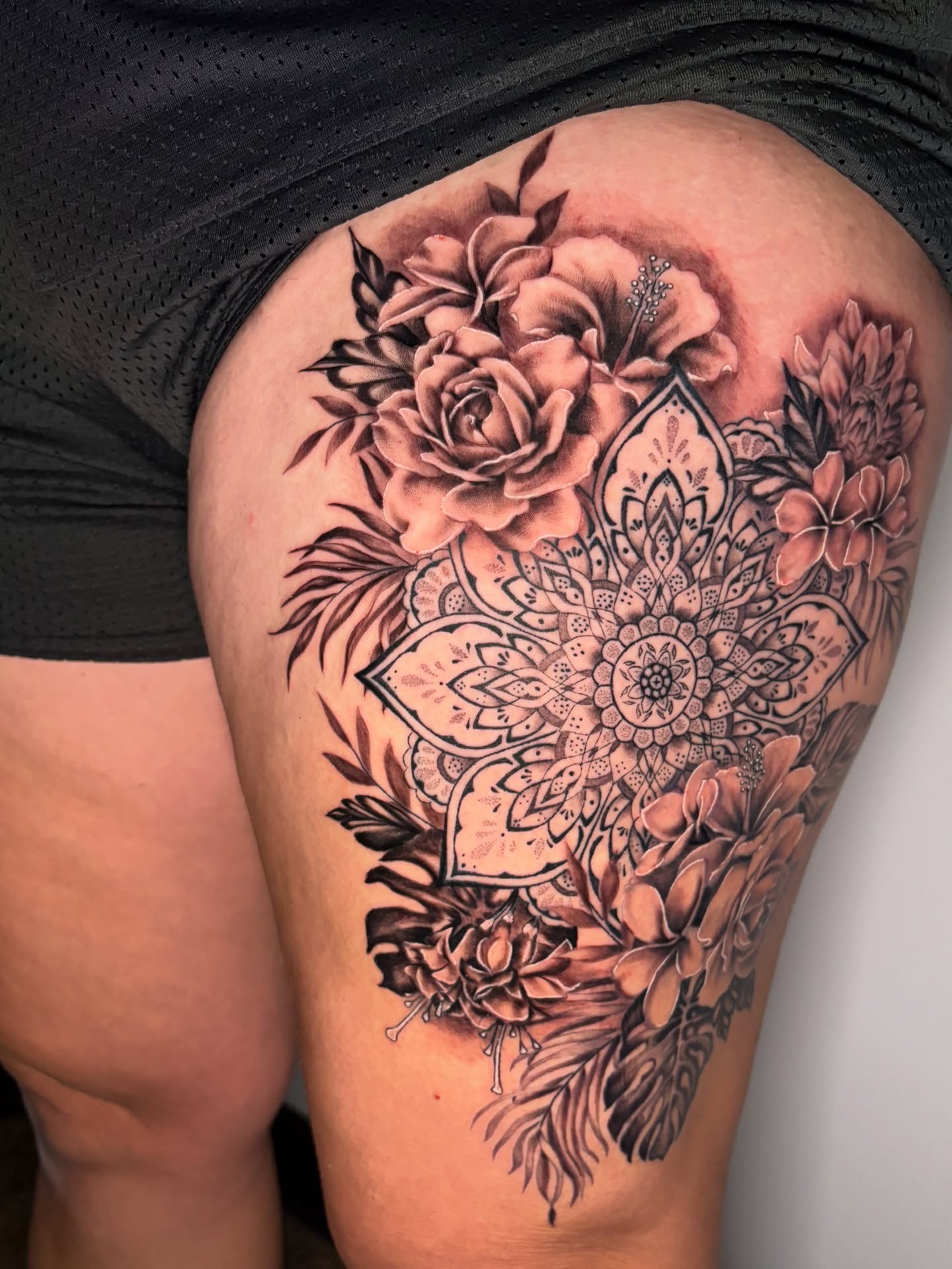 Tattoo by @hbones_artistry — black_and_grey, realism