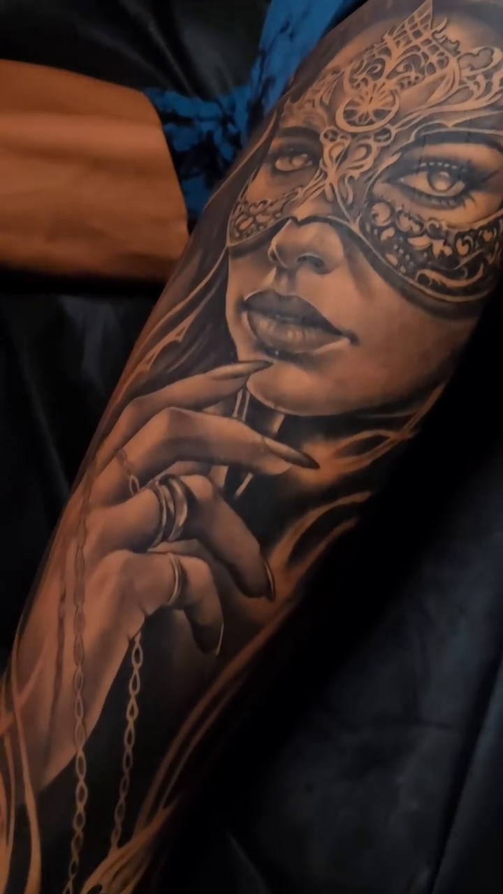 Tattoo by @gagecheesmantattoos — realism, black_and_grey