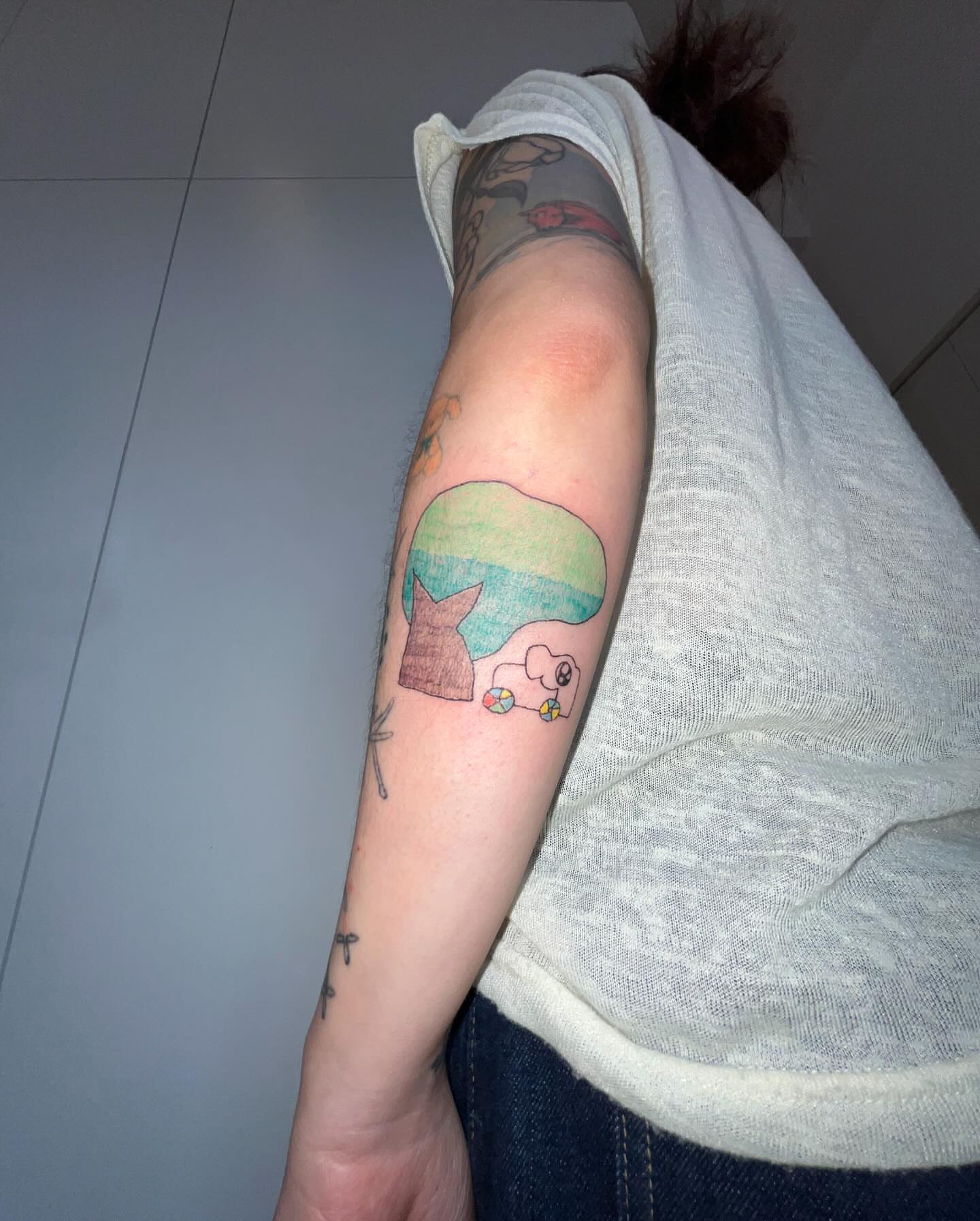 Tattoo by @allmyfeelingwerefake — dotwork