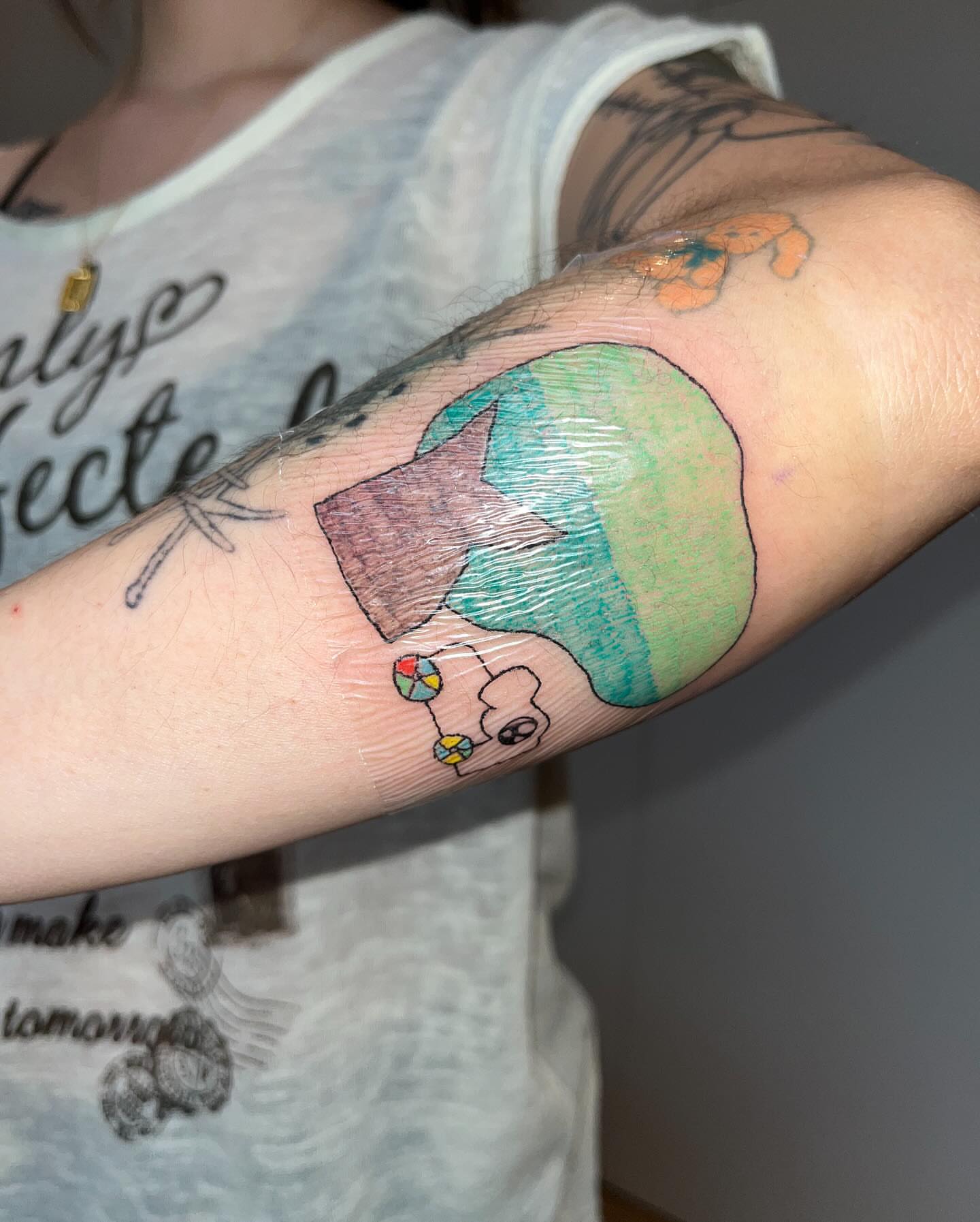 Tattoo by @allmyfeelingwerefake — new_school, illustrative