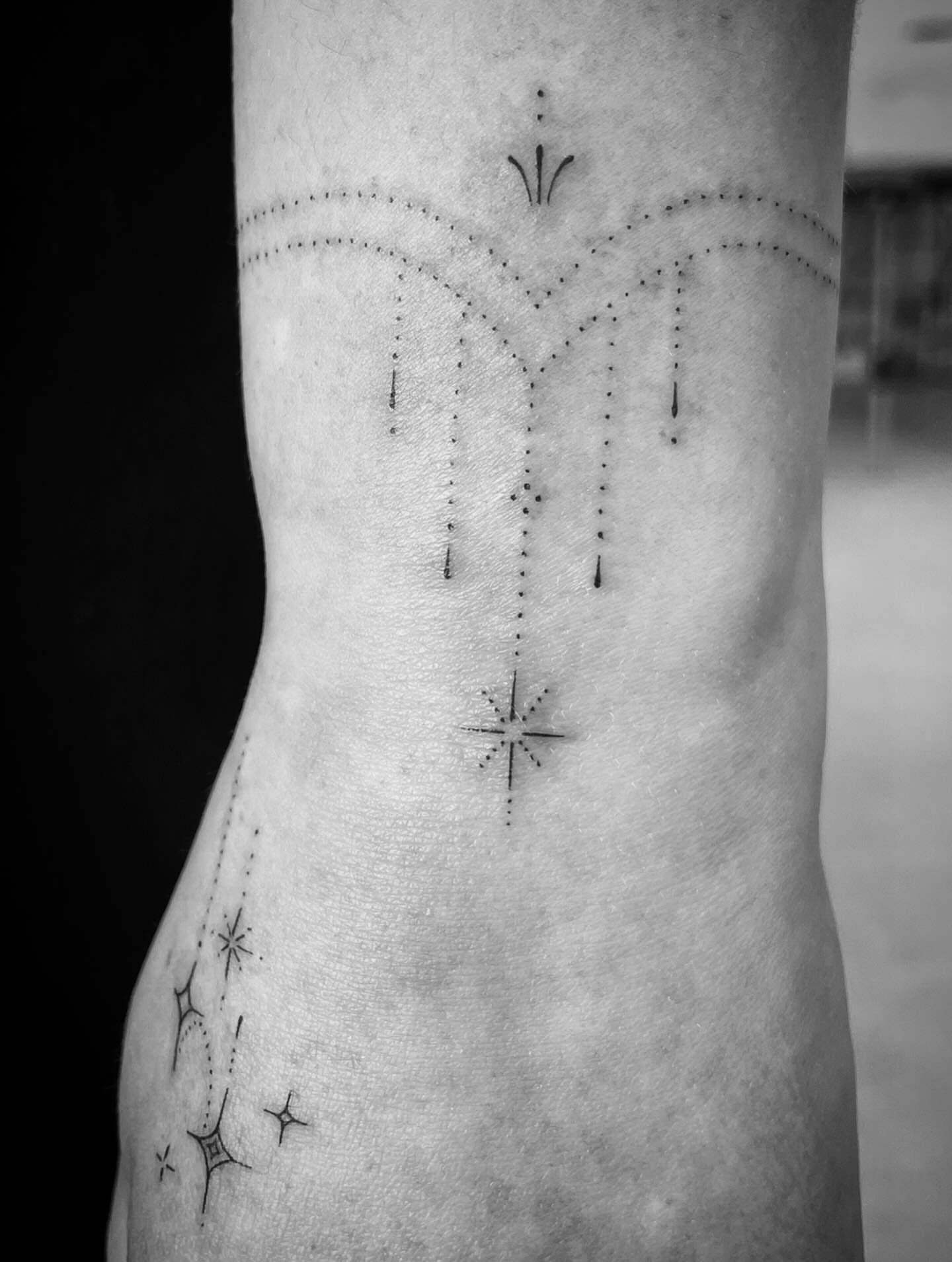 Tattoo by @aquanoir — dotwork