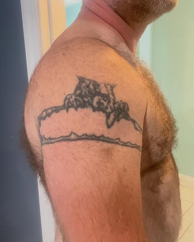 Tattoo by @mischiefinkparlor18 — black_and_grey
