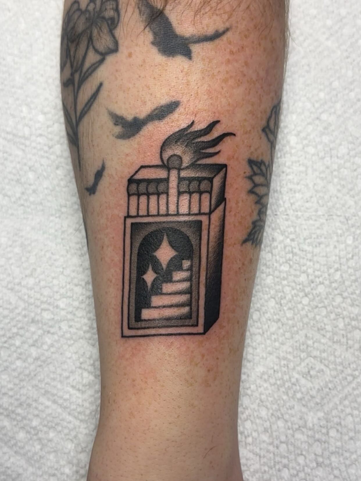 Tattoo by @izabelle_inks — black_and_grey