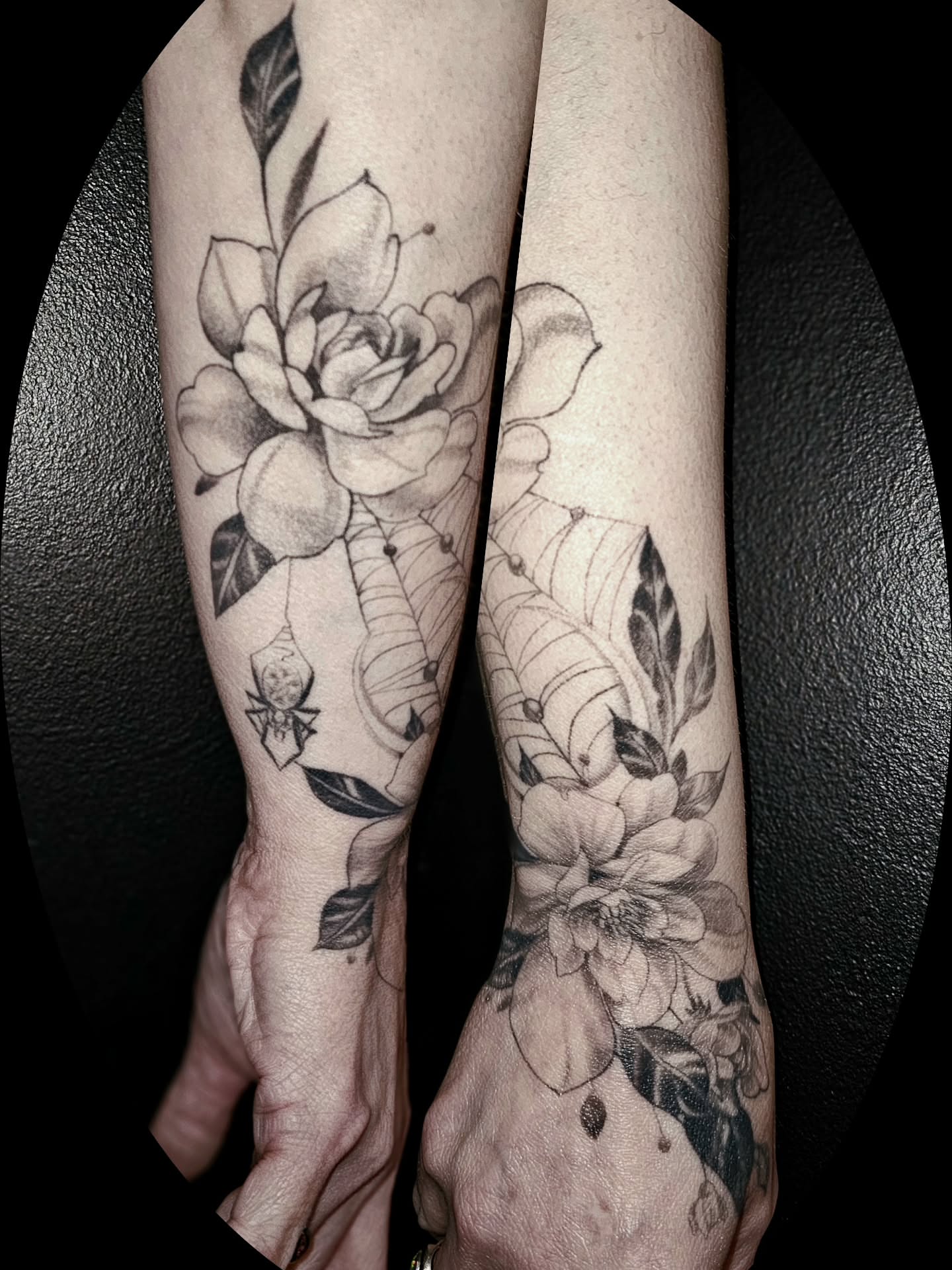 Tattoo by @ellatrick — black_and_grey