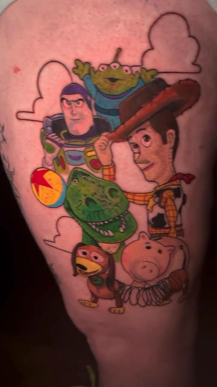 Tattoo by @chrisadkinstattoos — new_school, anime