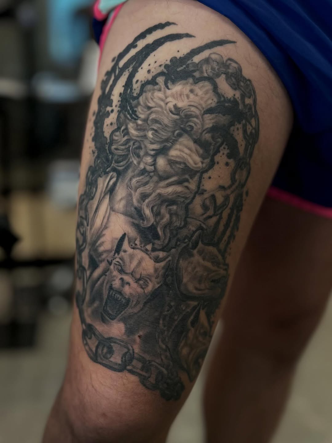 Tattoo by @jmartsart — black_and_grey, realism