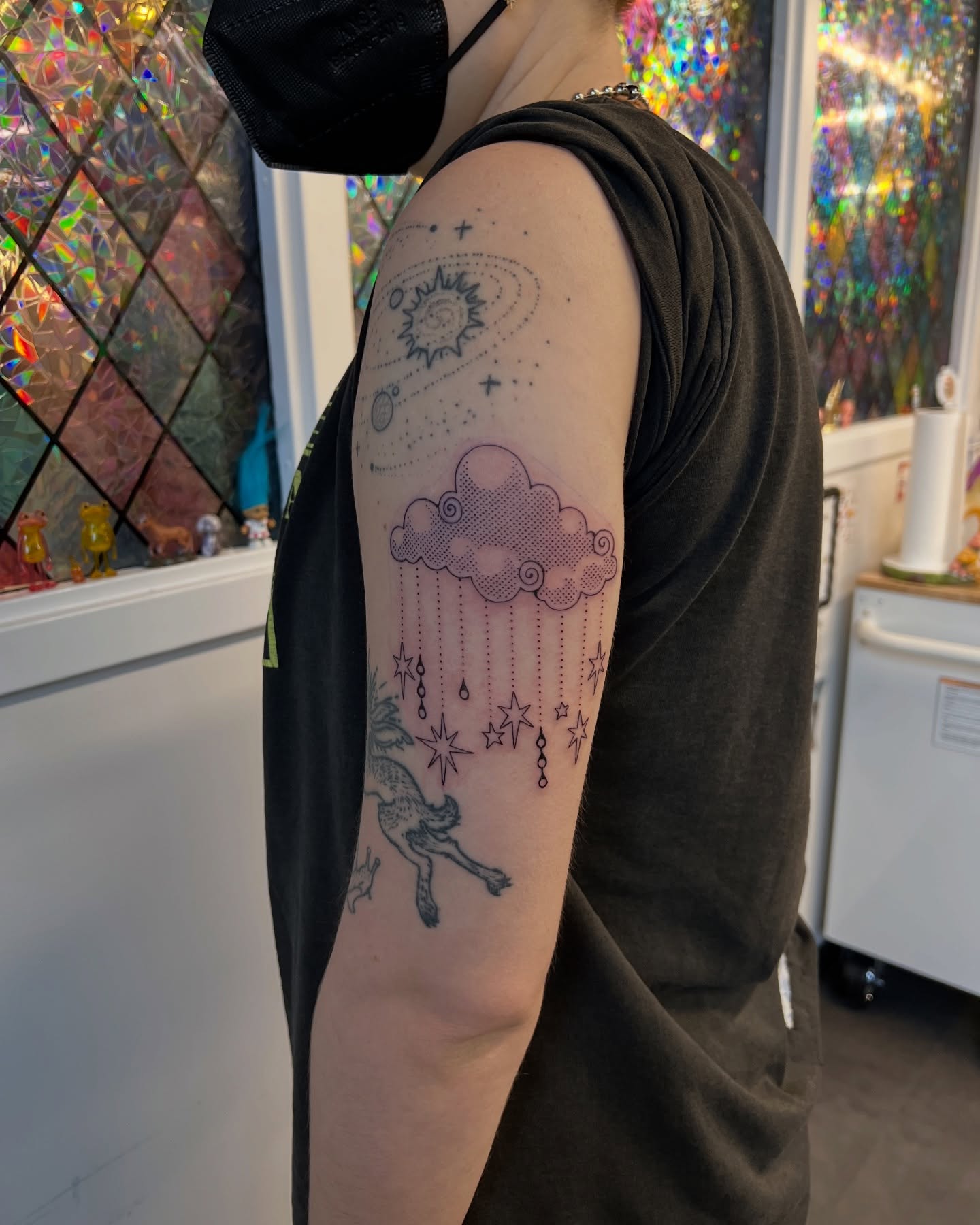 Tattoo by @rachelradiant — dotwork