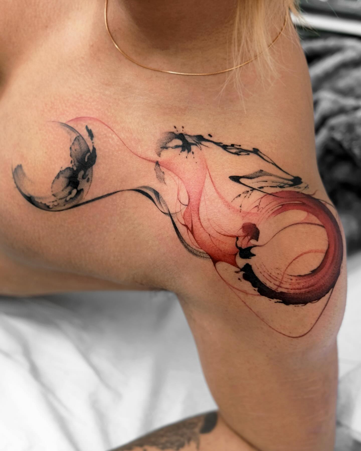 Tattoo by @mukyeon_tattoo — watercolor, new_school