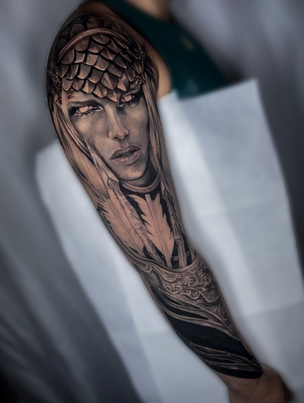 Tattoo by @sunseritattoo — realism, dark_realism