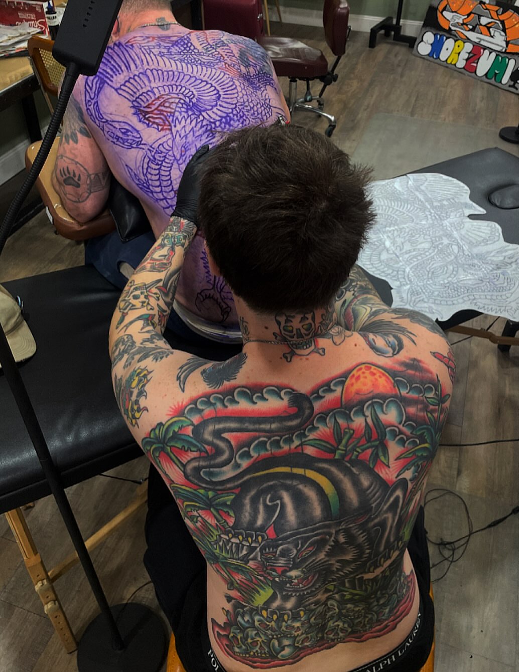 Tattoo by @robavelli — american_traditional, new_school