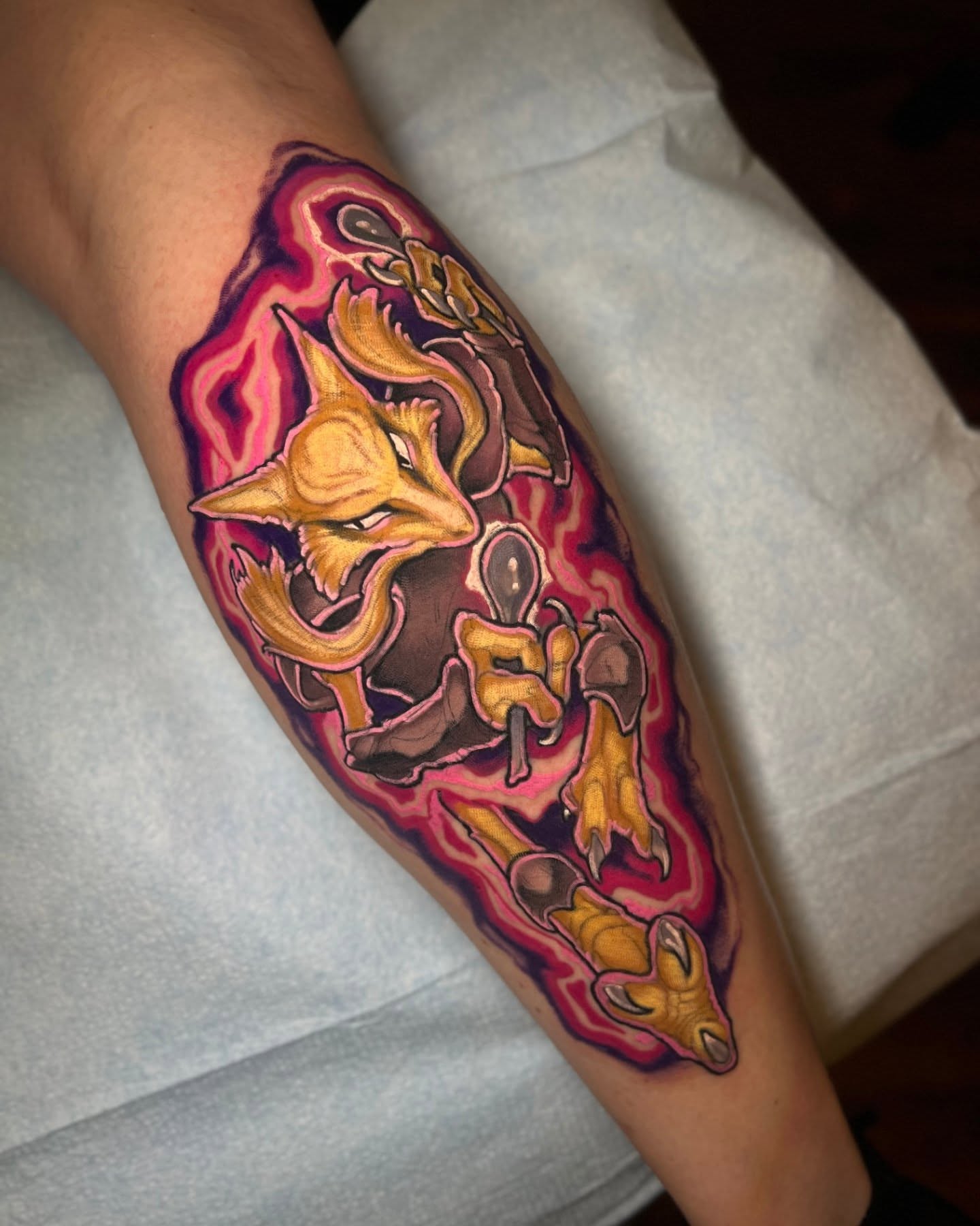 Tattoo by @scallywaggins — new_school, dotwork