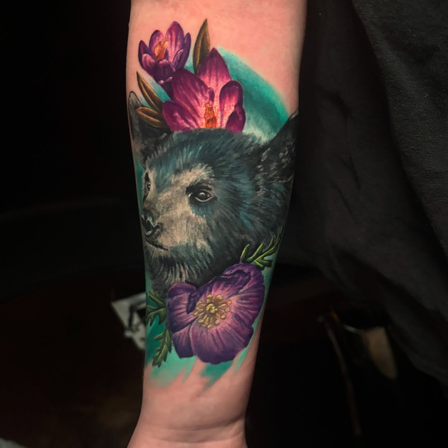 Tattoo by @mlombardiart — realism, watercolor