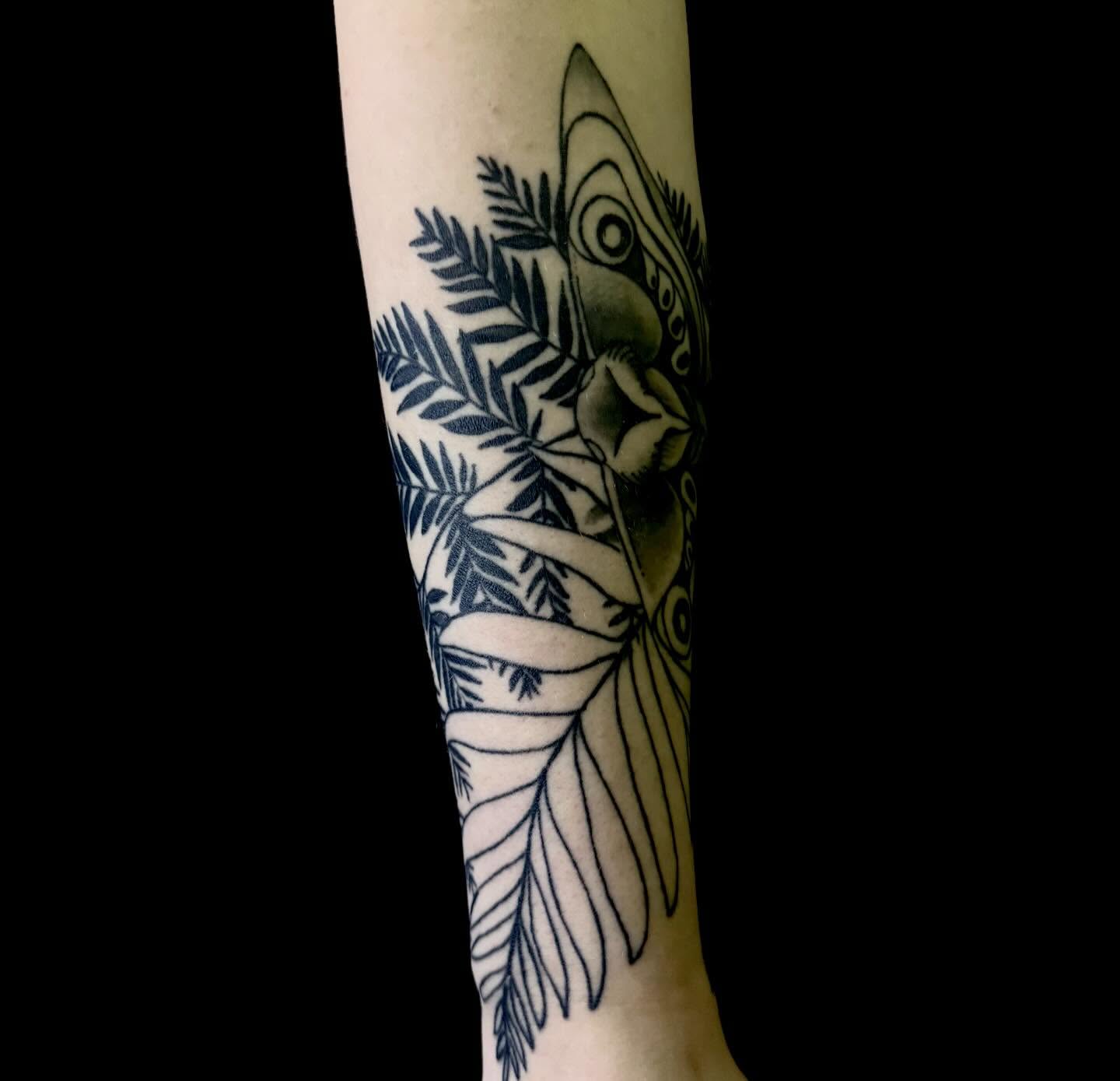 Tattoo by @kgoth_tattoo — black_and_grey
