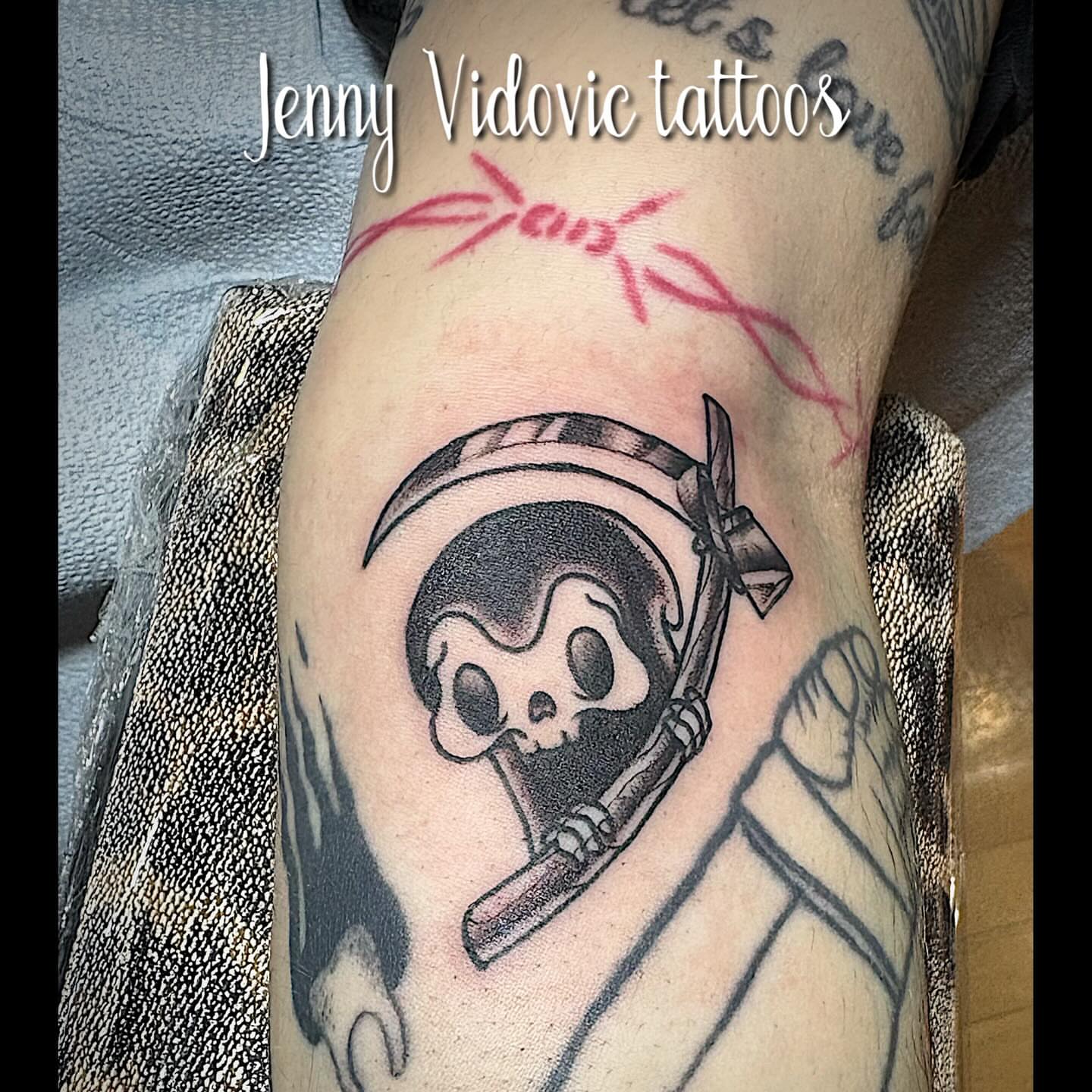 Tattoo by @turkeybasturz — black_and_grey