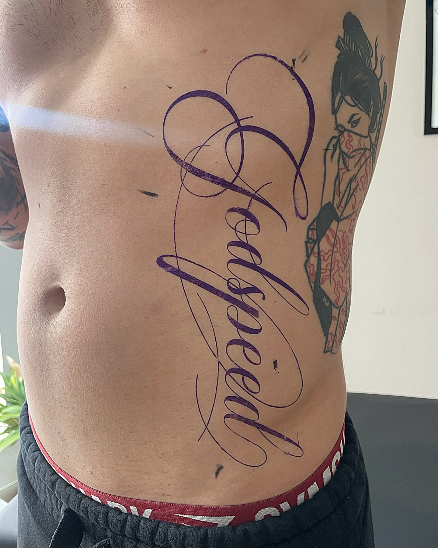 Tattoo by @mimz_studio — lettering_script