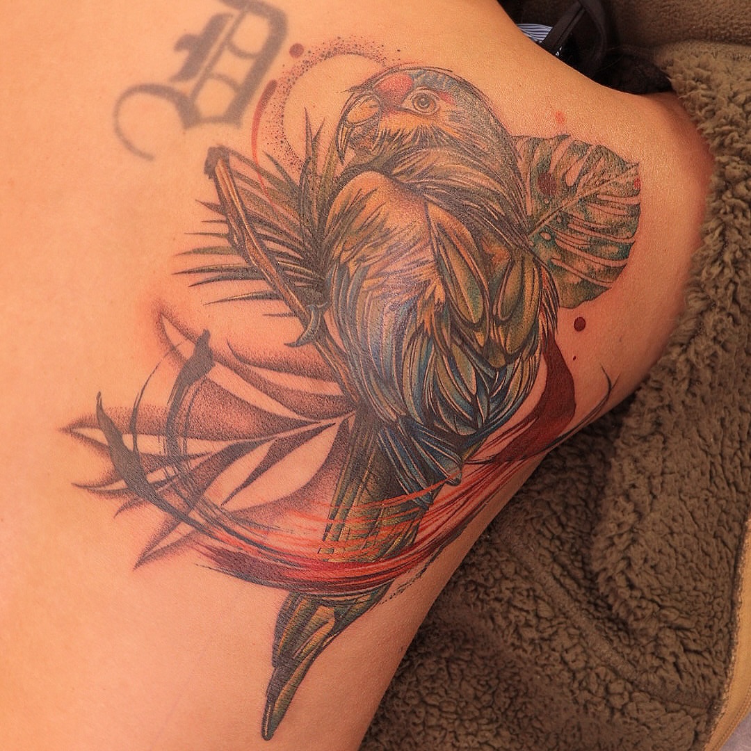 Tattoo by @irislamht — dotwork, realism