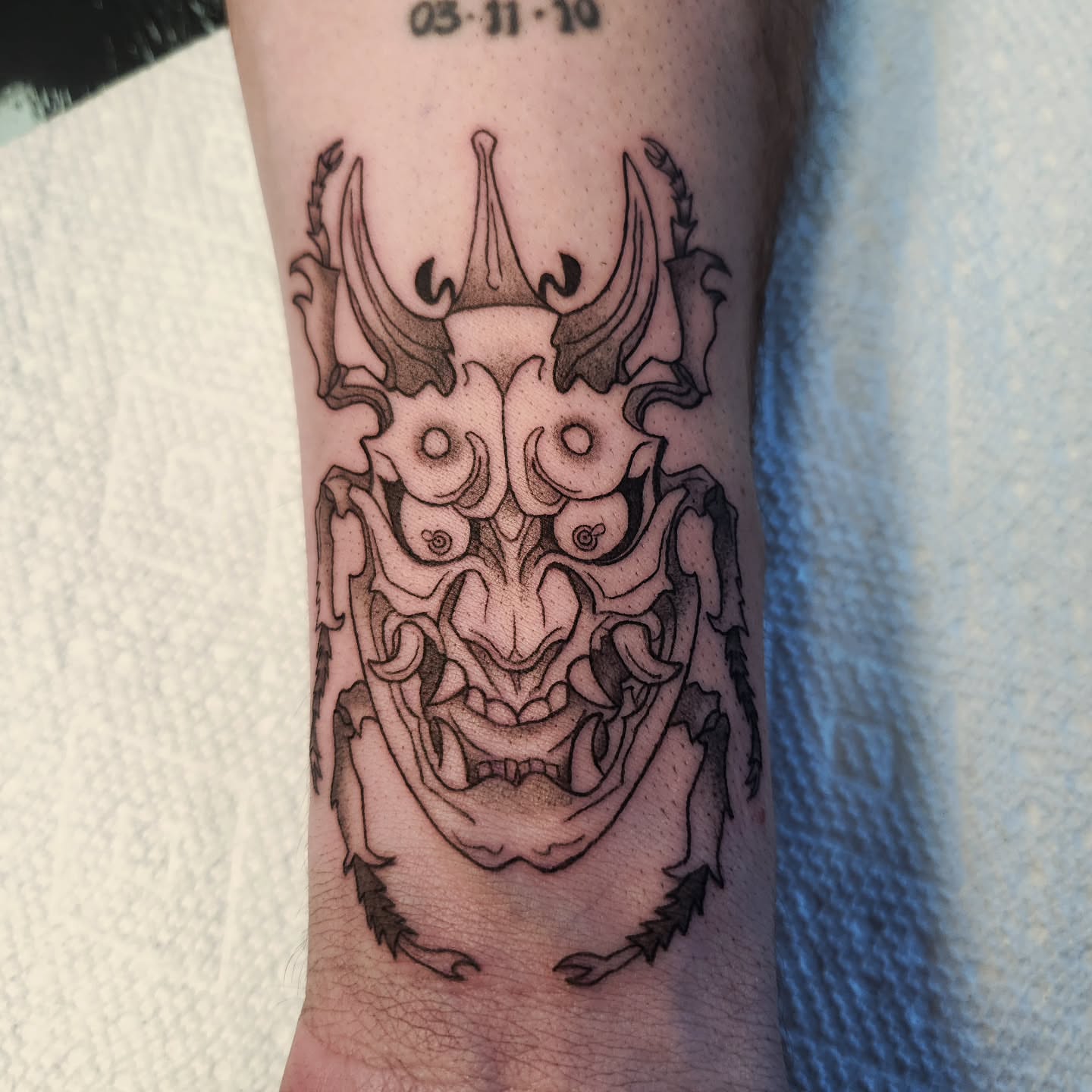 Tattoo by @lifeisajjtattoo_ — black_and_grey