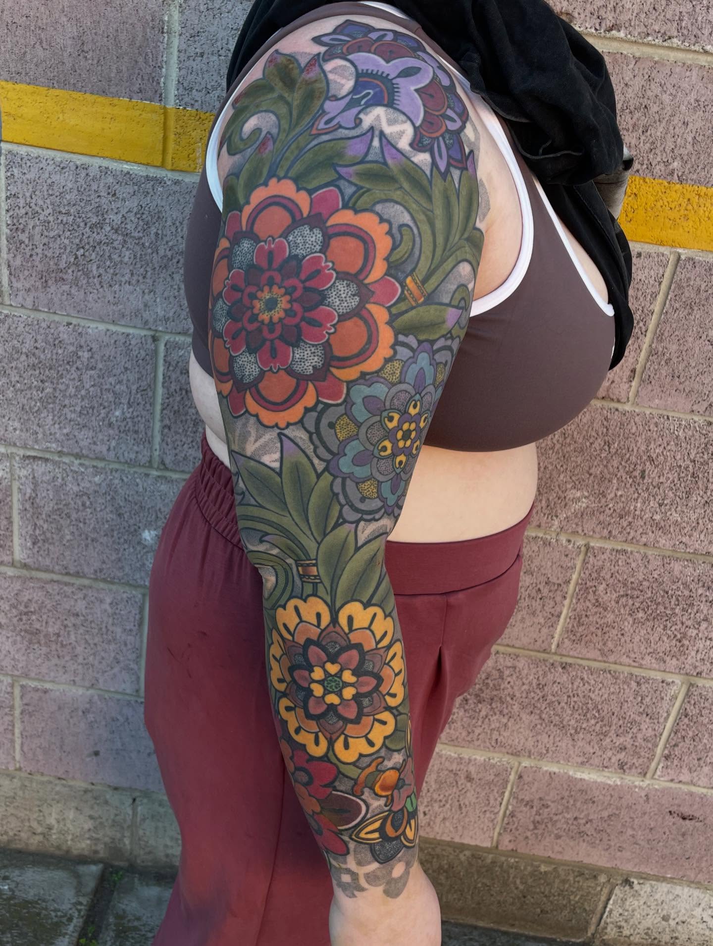 Tattoo by @chad_williams84 — american_traditional, dotwork