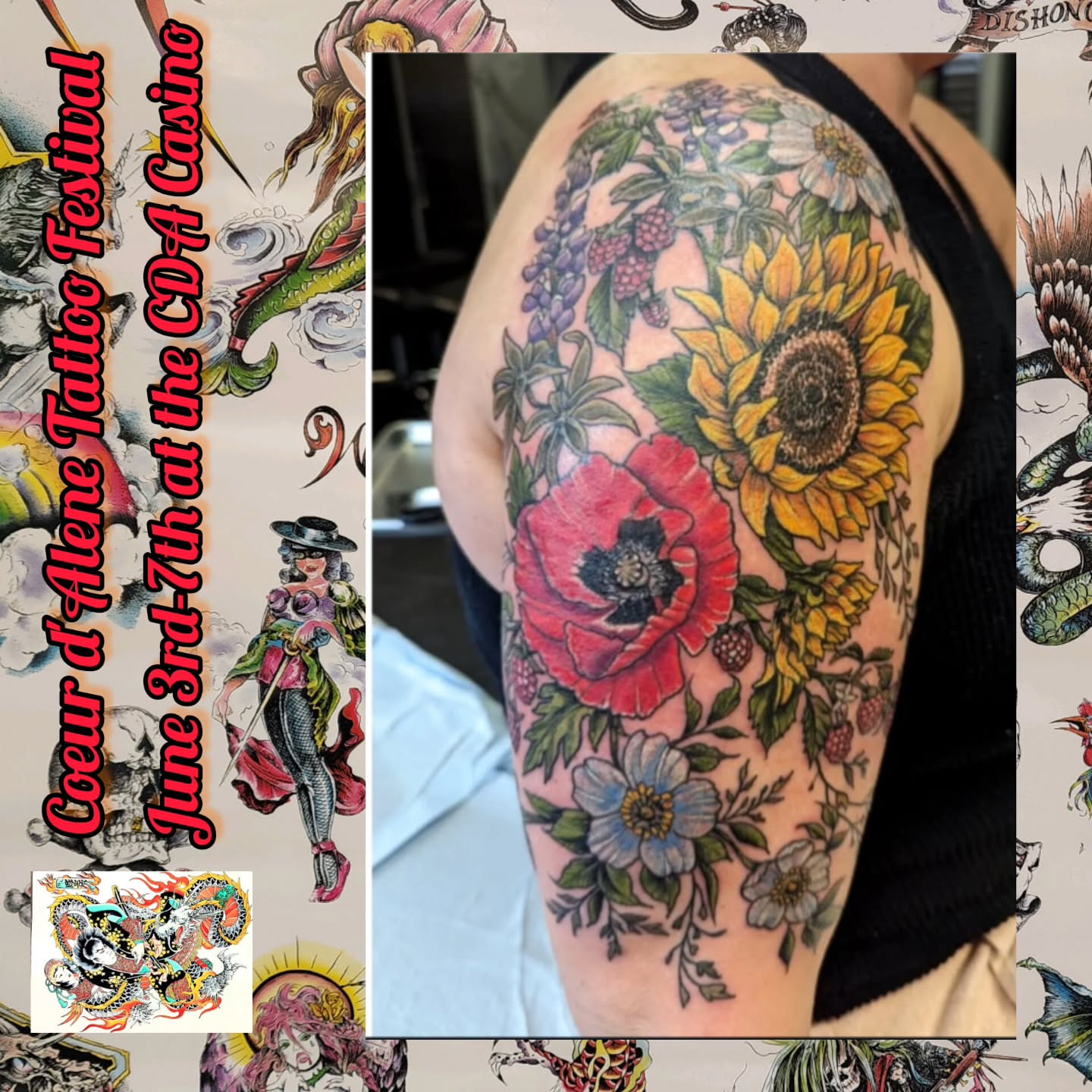 Tattoo by @j9ladylucktattoo — american_traditional, realism