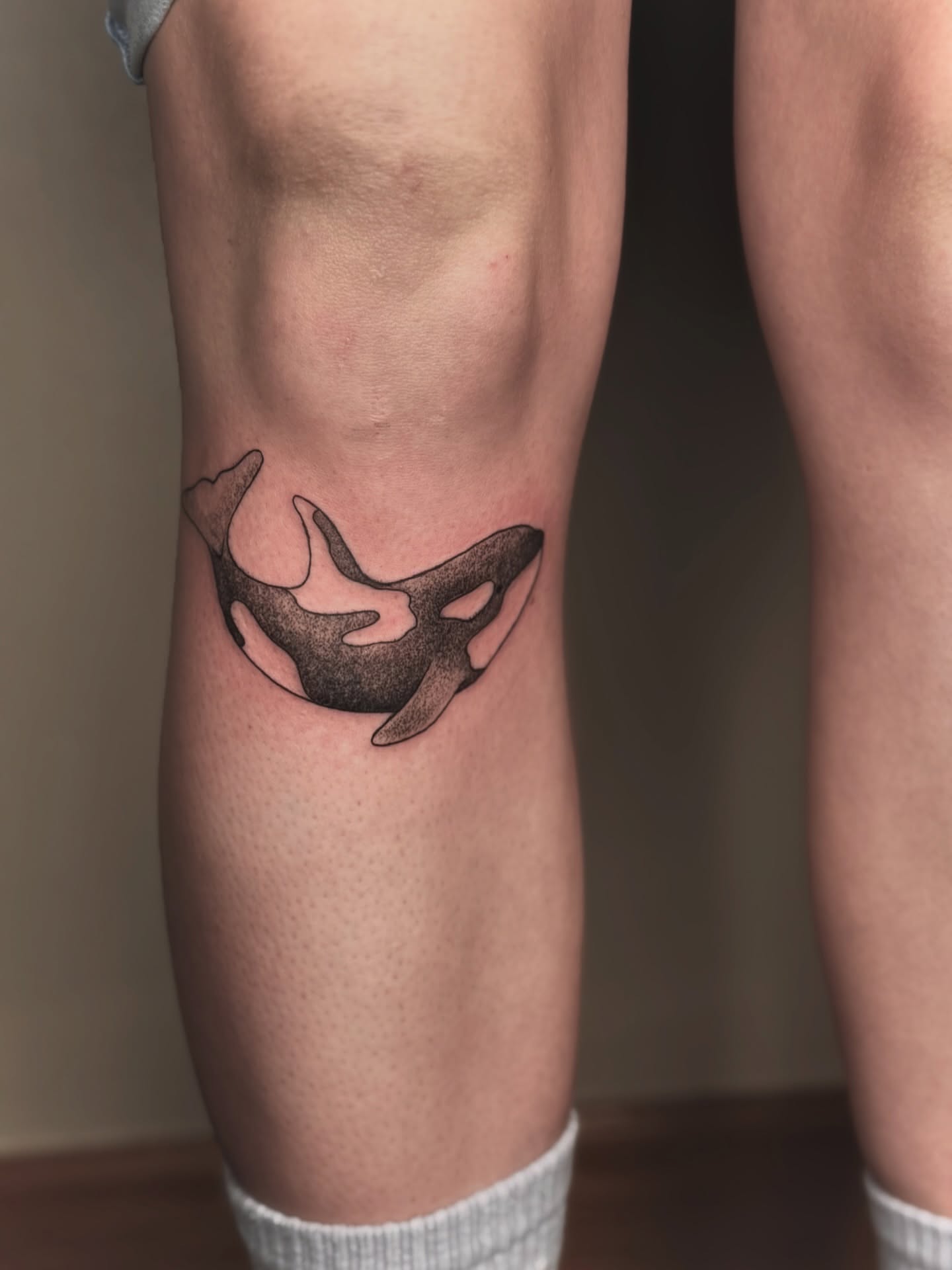 Tattoo by @katelumos — dotwork