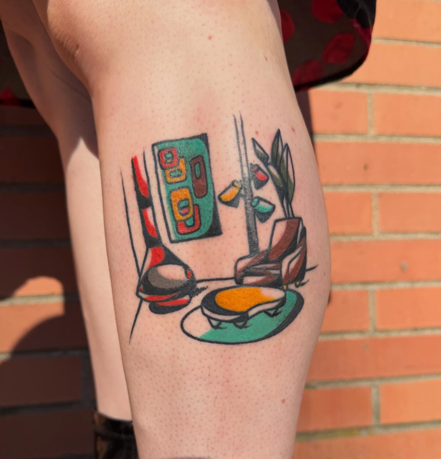 Tattoo by @discomark_ — geometric