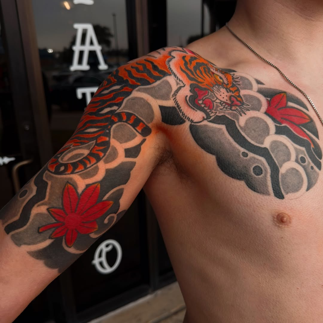 Tattoo by @rui_tattoos — japanese_irezumi, black_and_grey