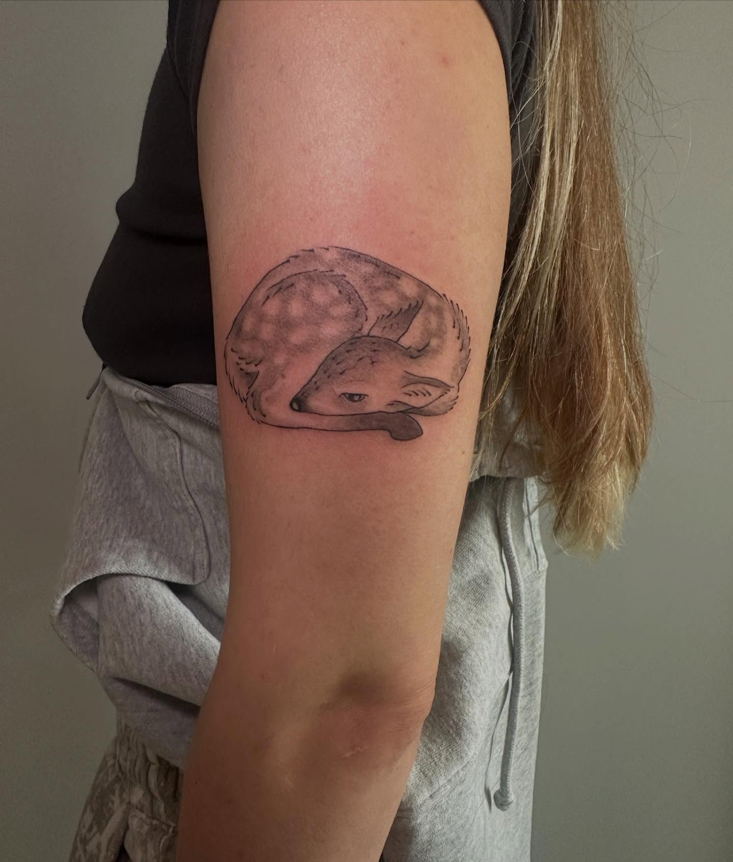 Tattoo by @nimimatattoo — black_and_grey