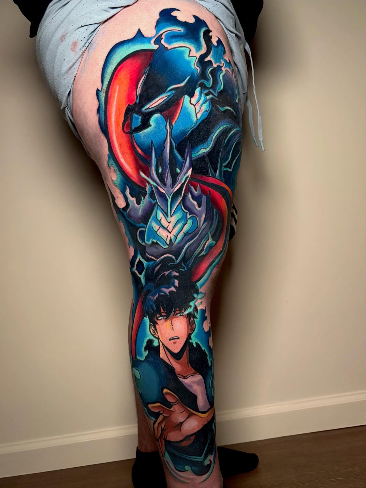 Tattoo by @beeinkedbyjess — anime, illustrative